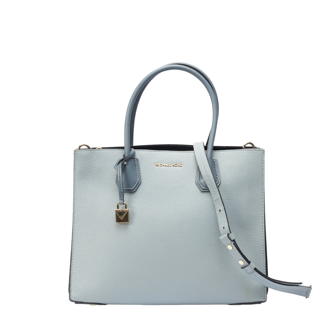 Michael Kors Mercer Pebbled Leather Accordion Tote Bag