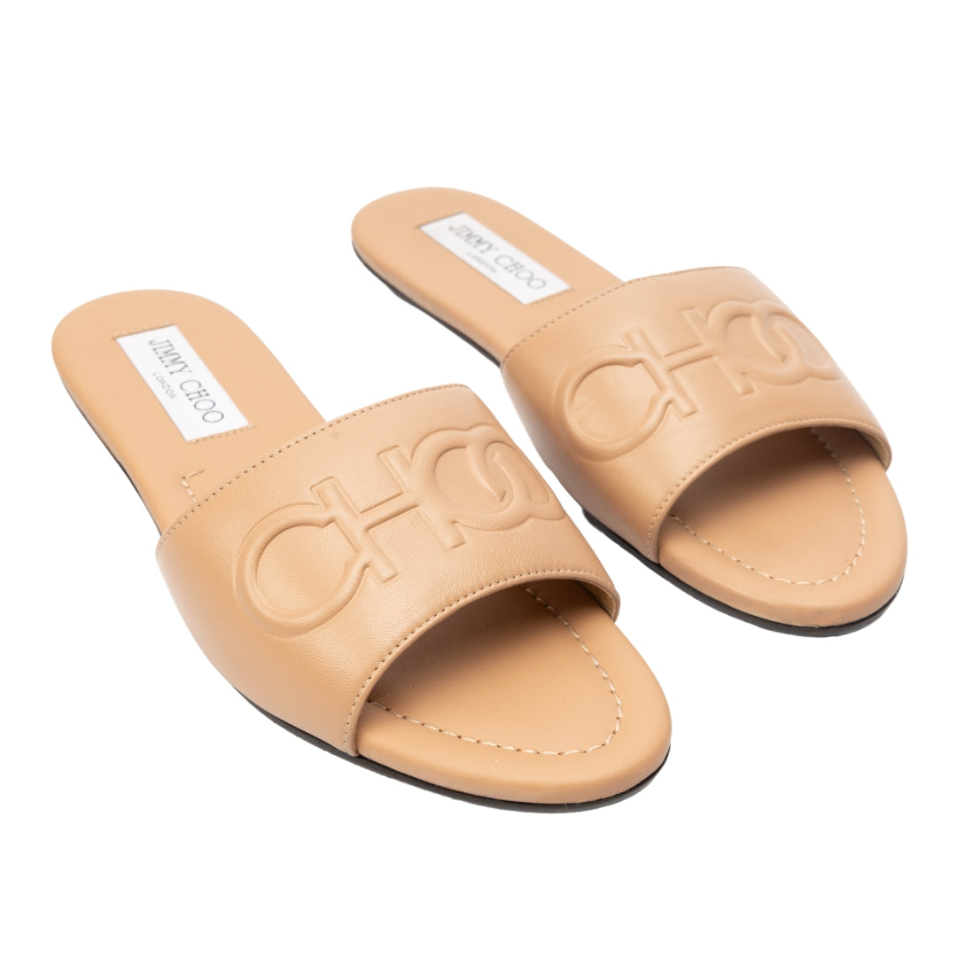 Jimmy Choo Calfskin Tiaret Flats