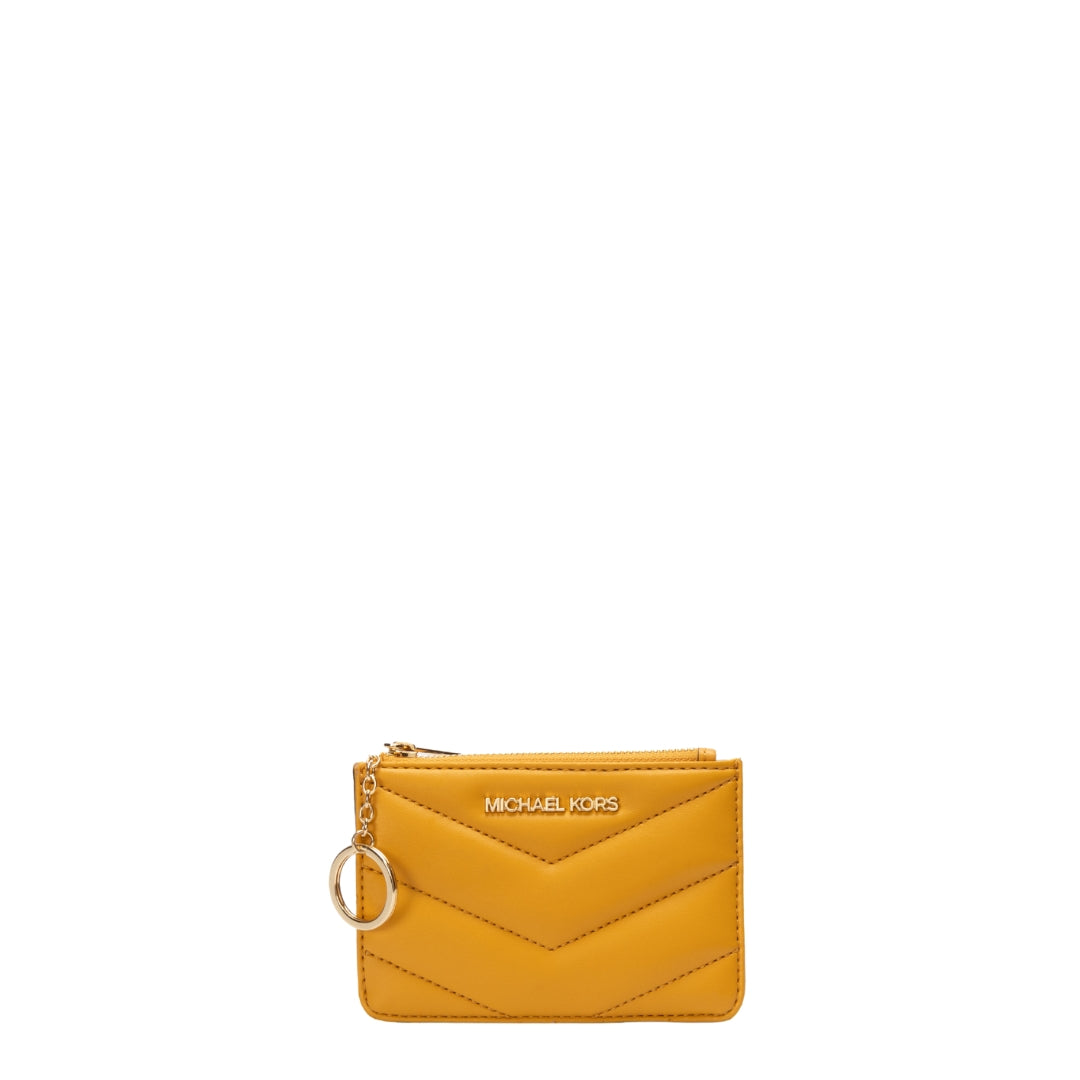 Michael Kors Yellow Zippy Wallet