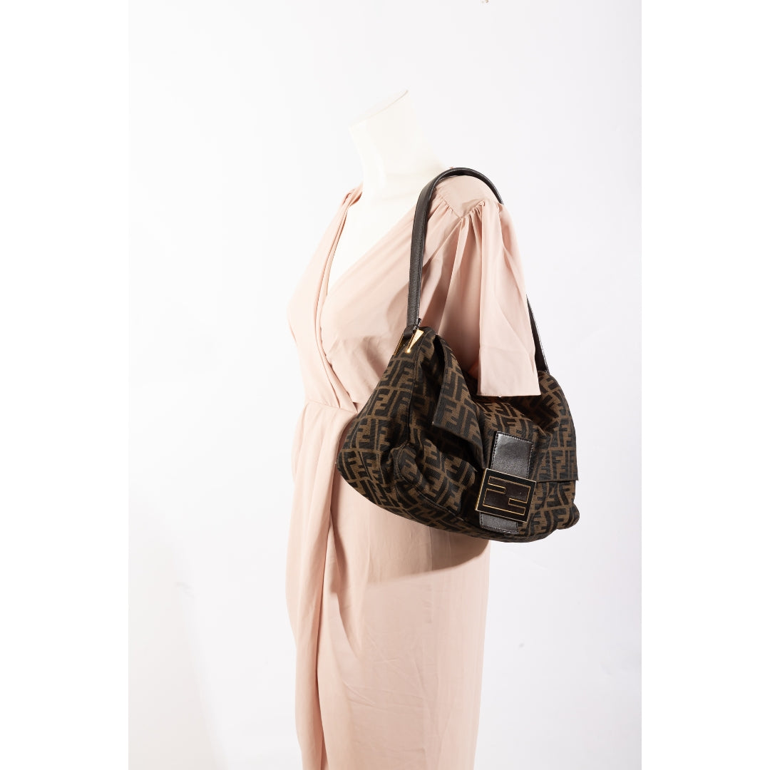 Fendi Tobbaco Zucca Mama Forever Shoulder Bag
