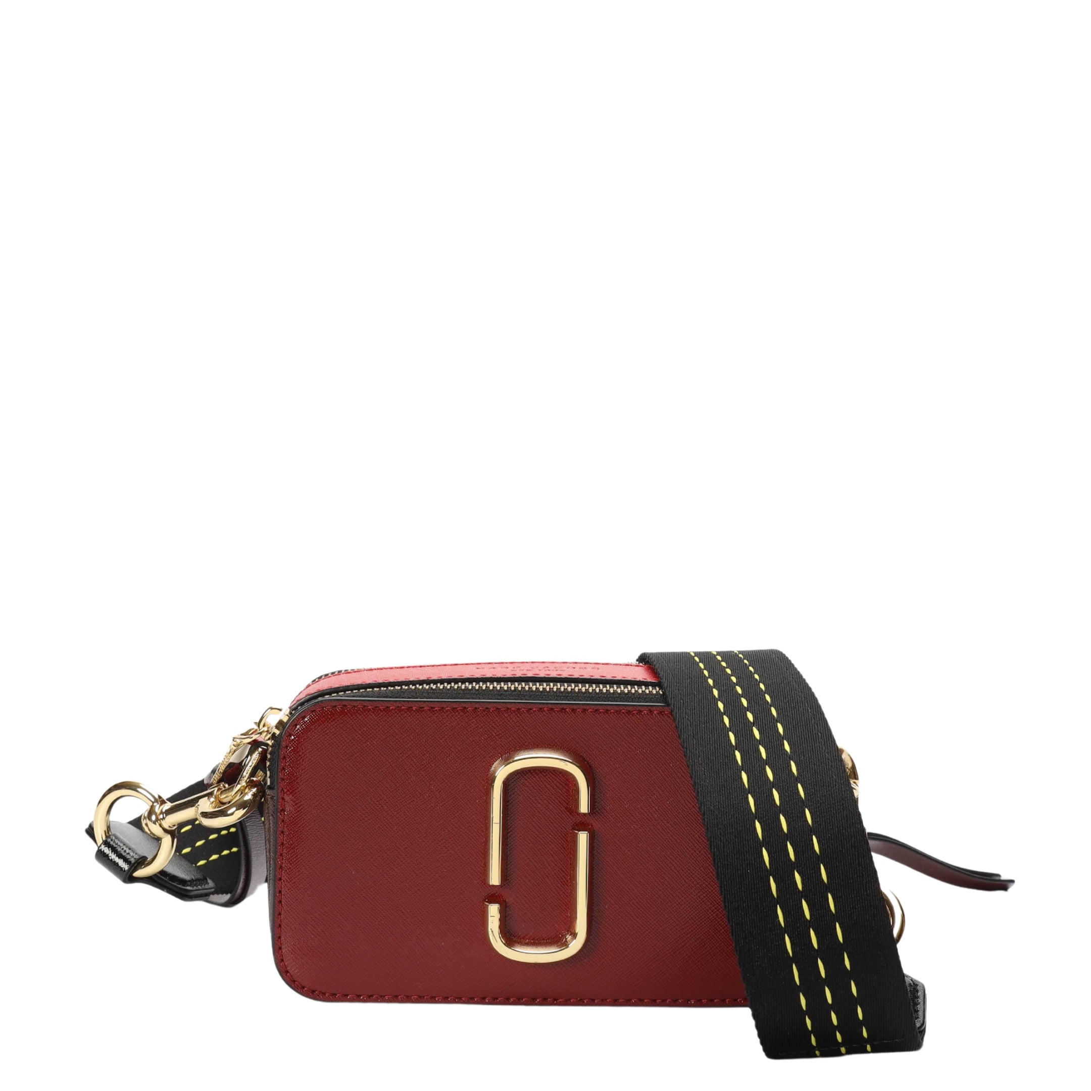 Marc Jacobs Maroon The Snapshot Crossbody Bag