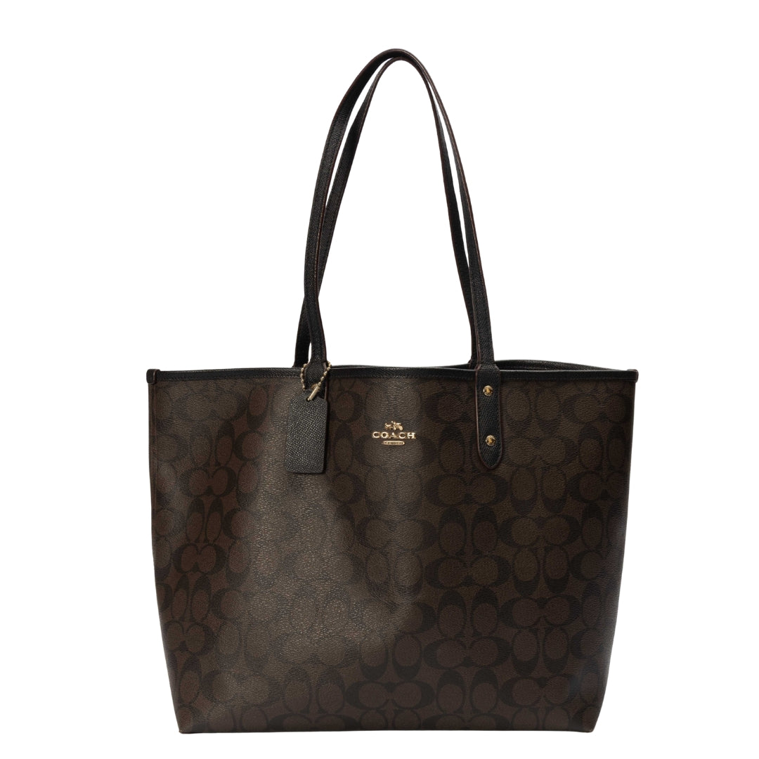 Coach Signature Canvas Medium City Tote