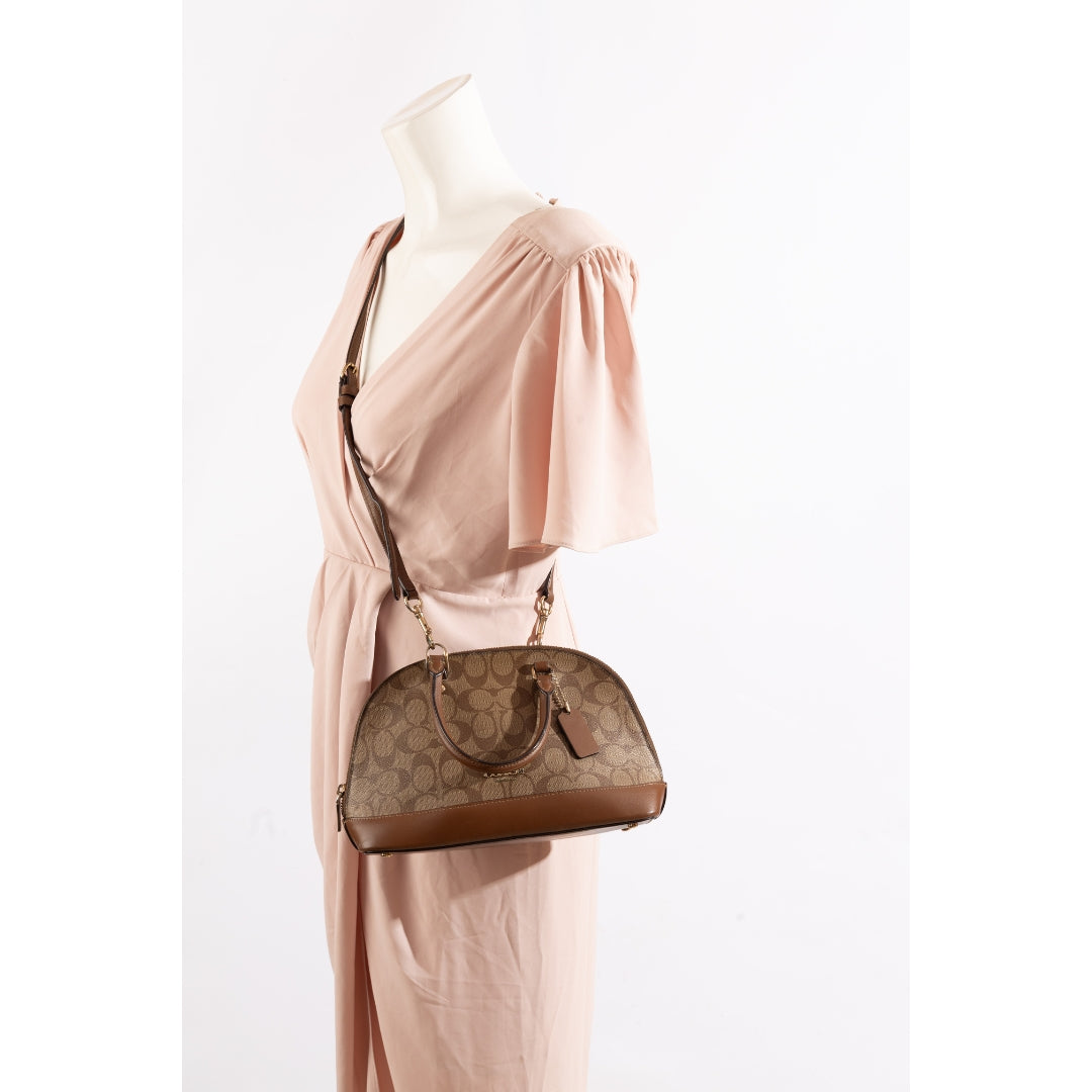 Coach Signature Canvas Sierra Satchel