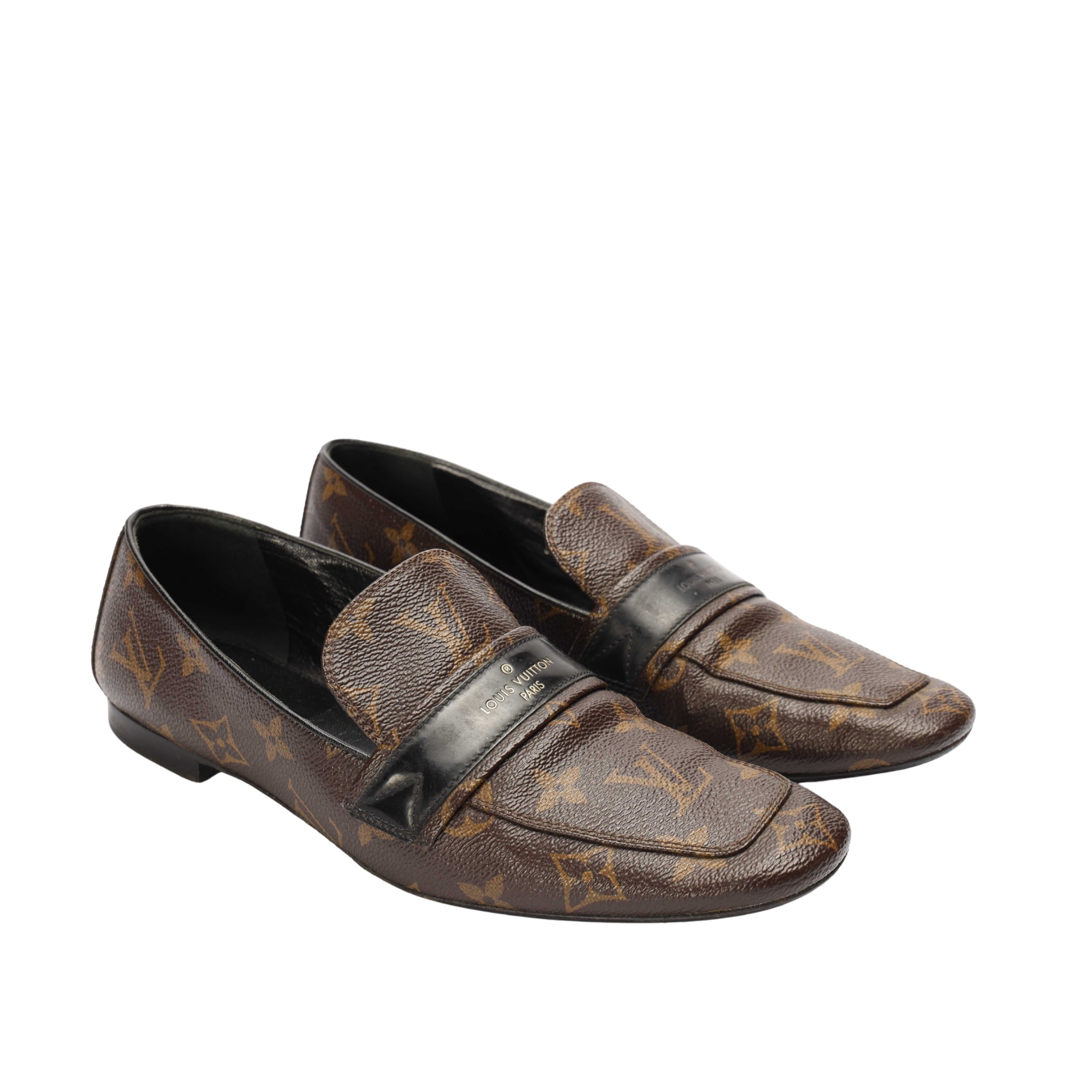 Louis Vuitton Monogram Canvas Upper Case Loafers