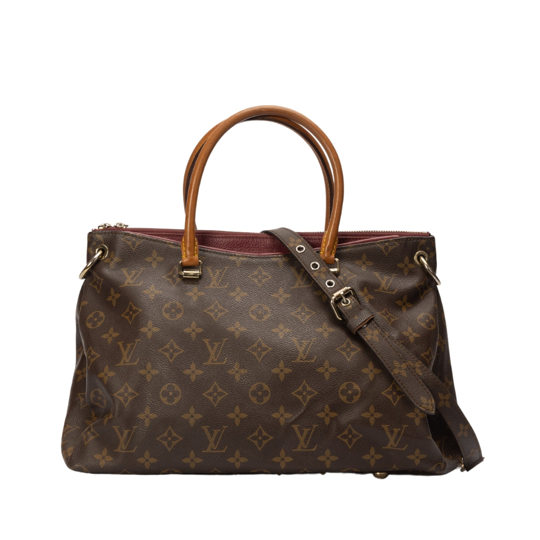 Louis Vuitton Monogram Canvas Pallas MM Shoulder Bag