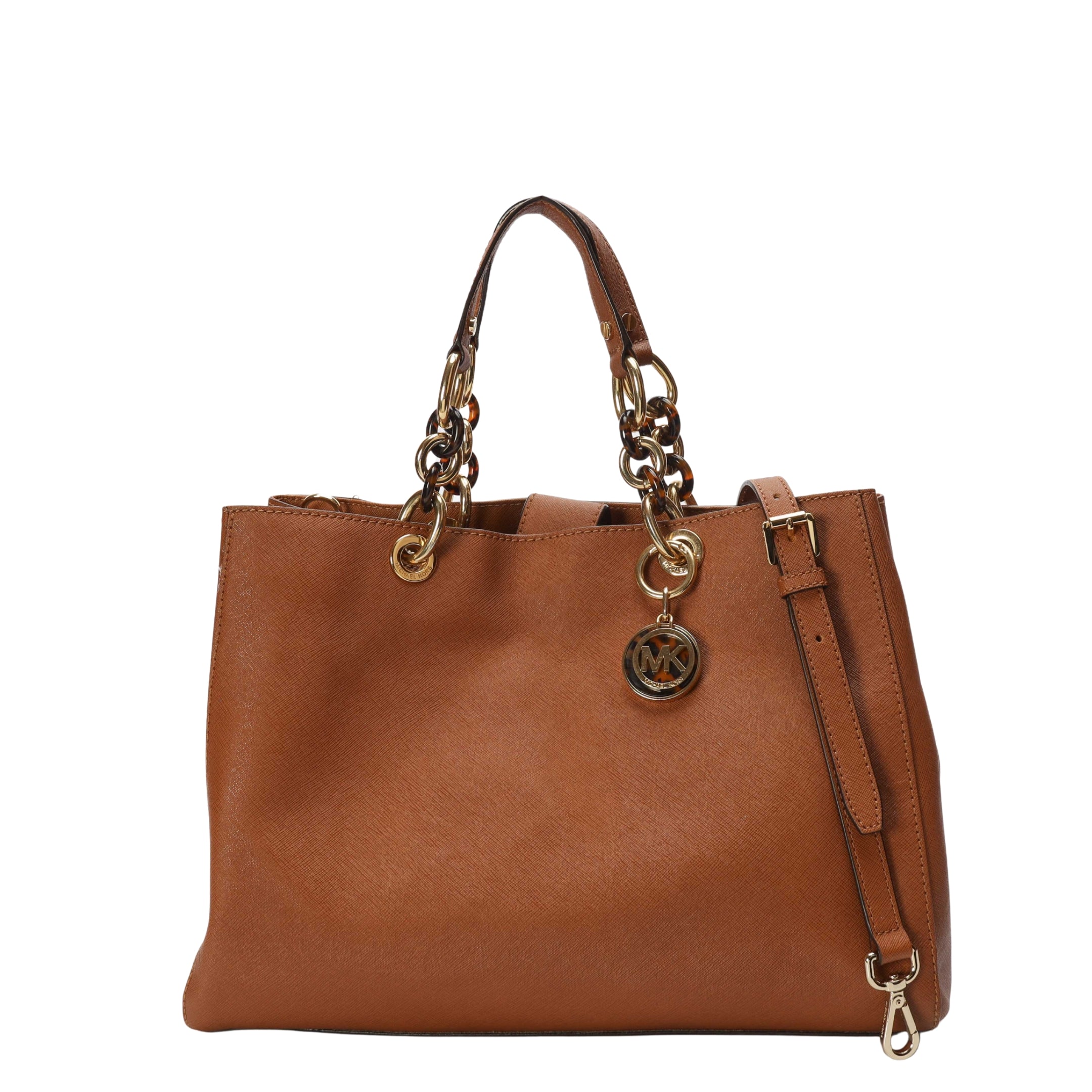 Michael Kors Cynthia Tan Convertible Satchel