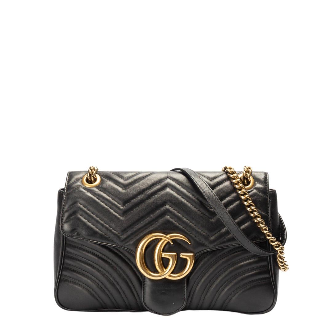 Gucci GG Marmont Quilted Leather Matelasse Shoulder Bag