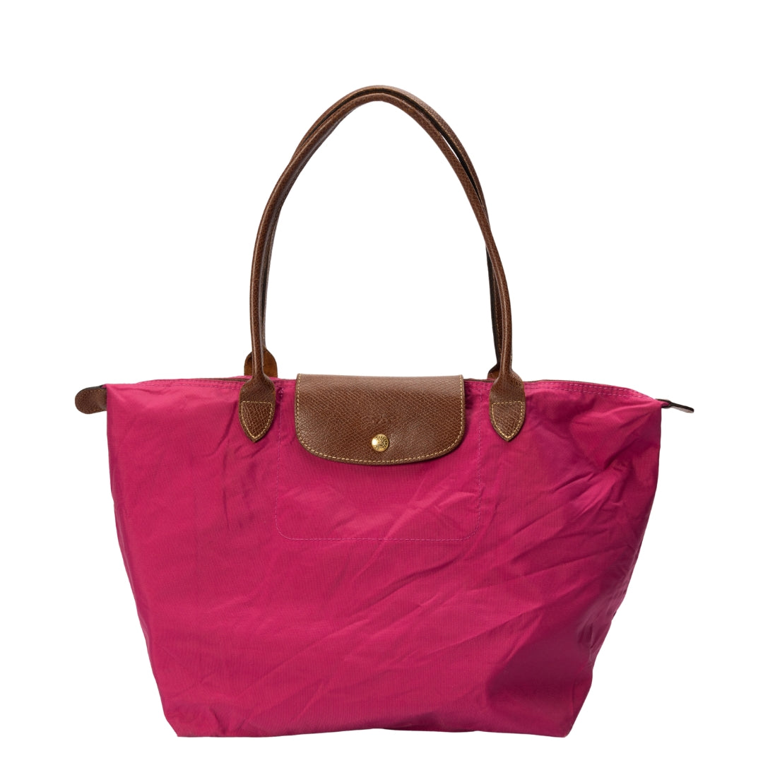 Longchamp Pink Nylon Le Pliage Tote