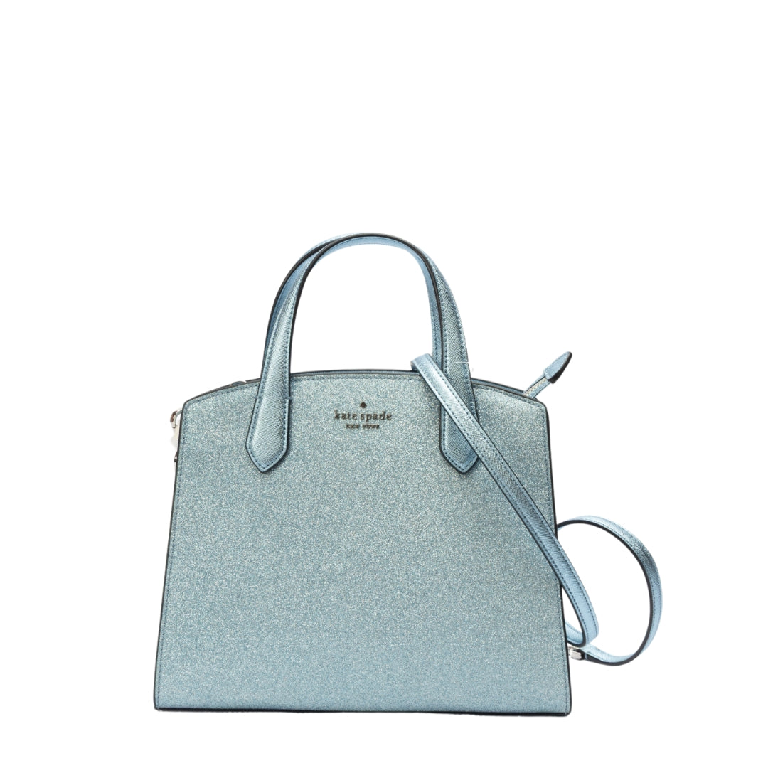 Kate Spade Blue Glitter Tinsel Satchel