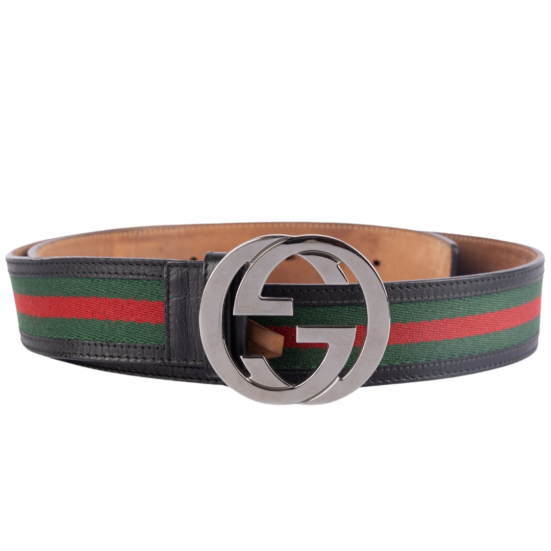 Gucci Interlocking GG Web Stripe belt - Main Image