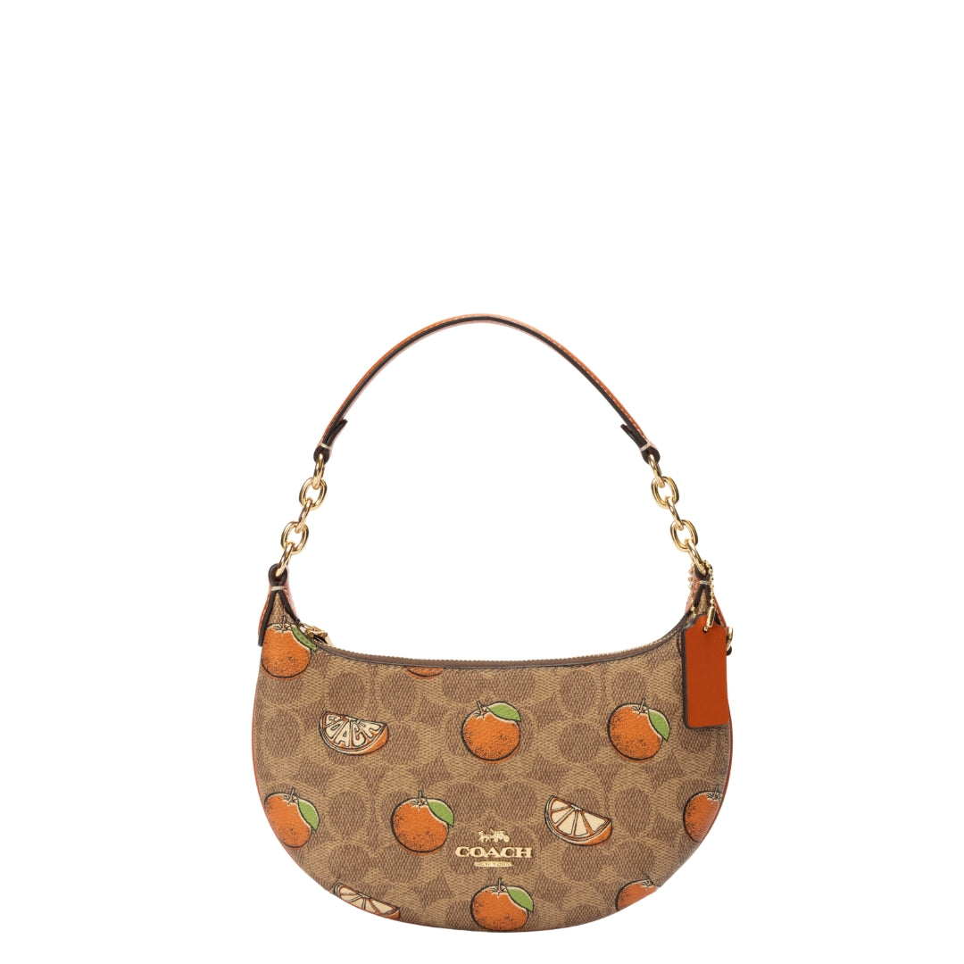 Coach Mini Orange Payton Hobo Bag