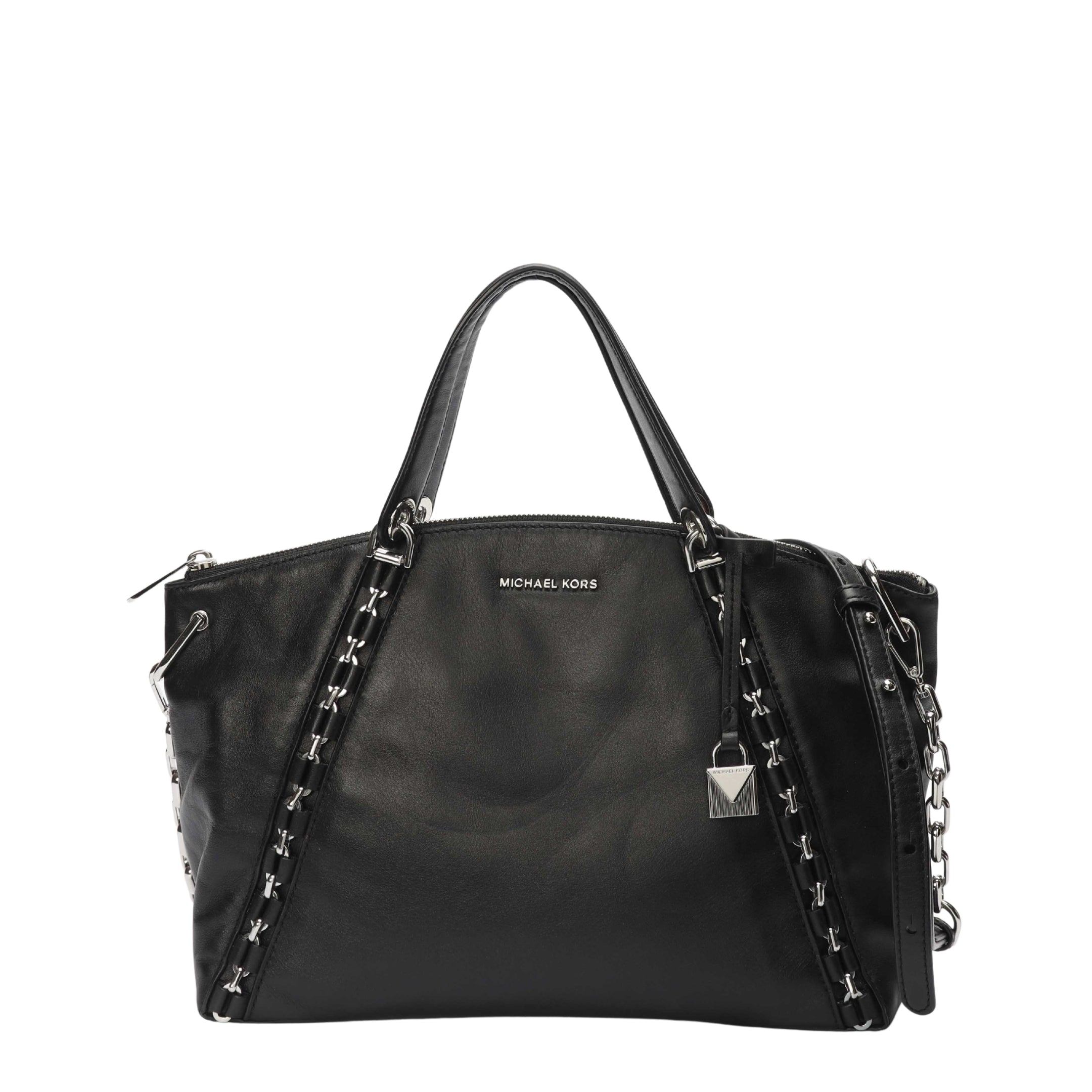 Michael Kors Black Sadie Convertible Satchel