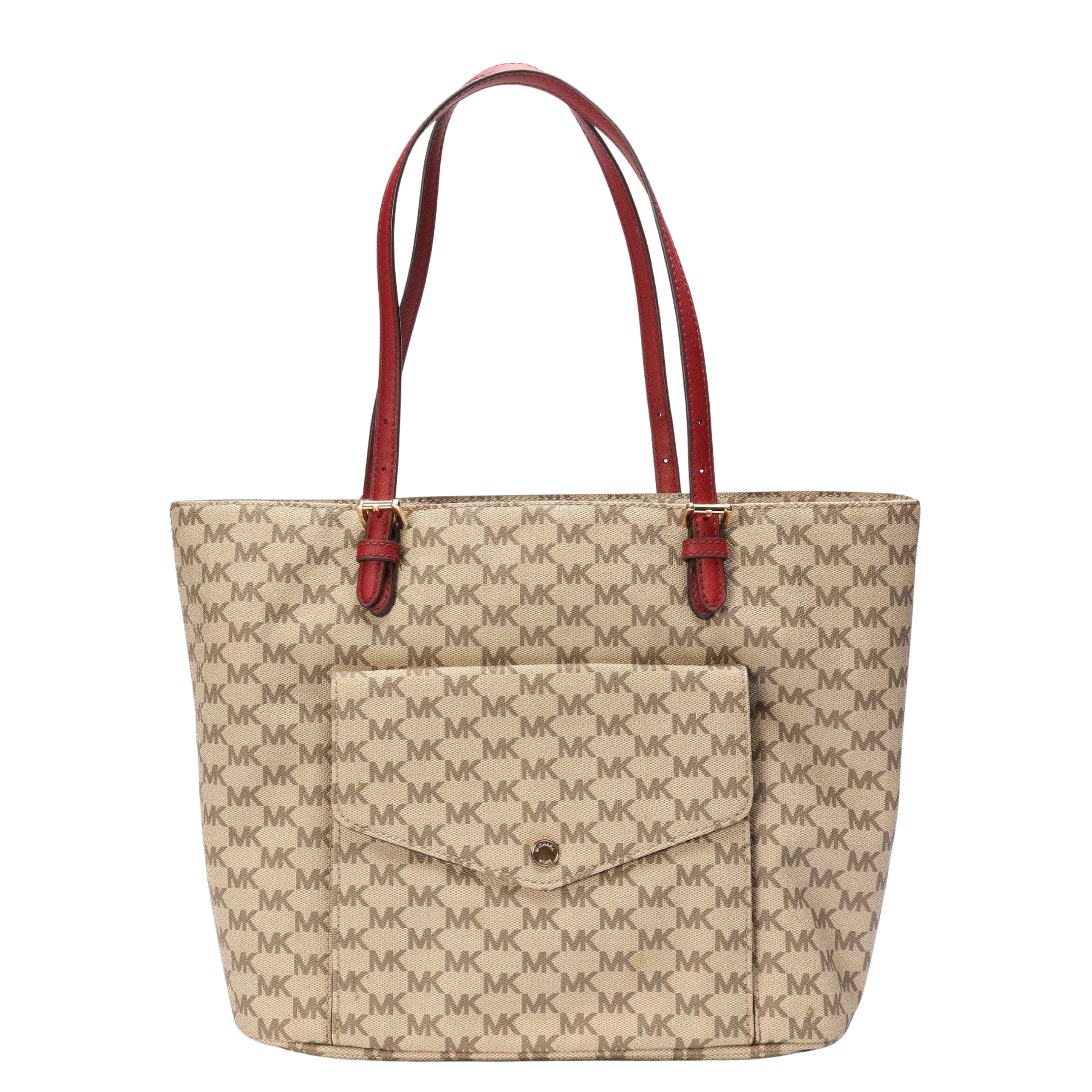 Michael Kors Jet Set Beige Pocket Tote