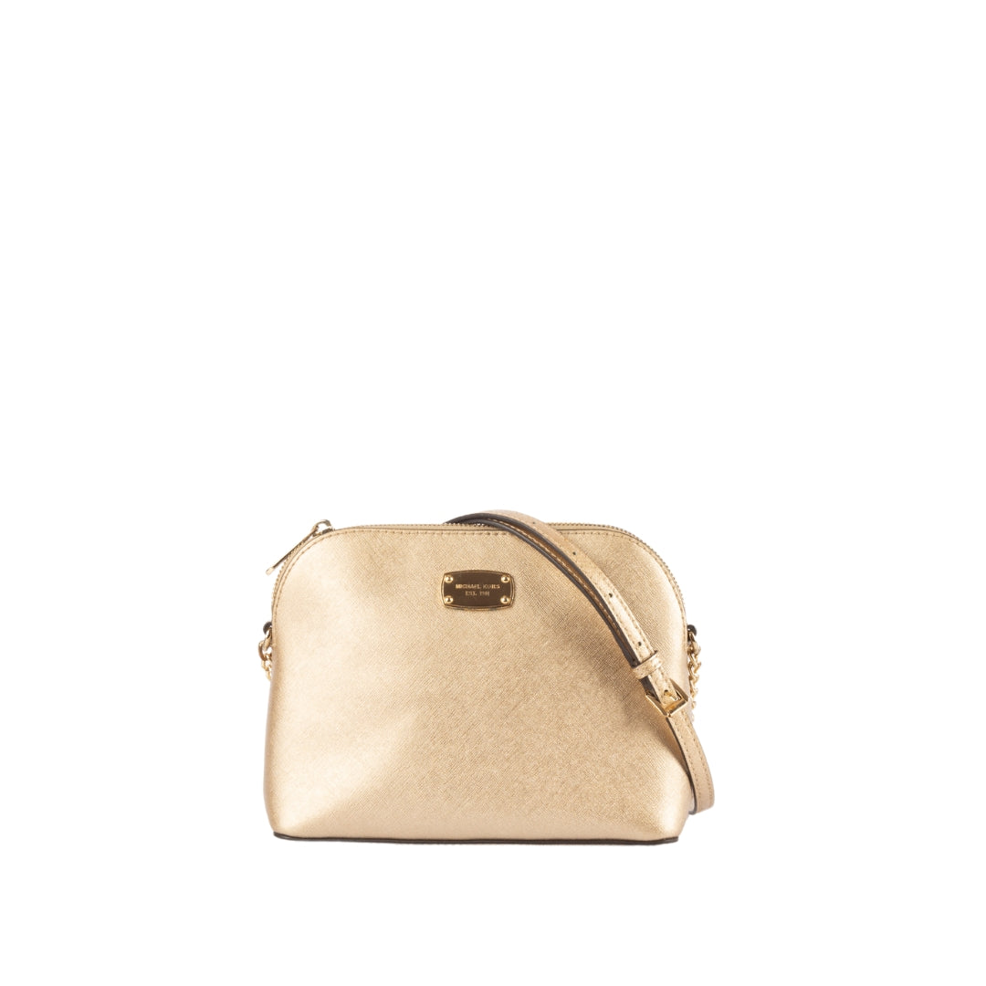 Michael Kors Metallic Bronze Crossbody Bag