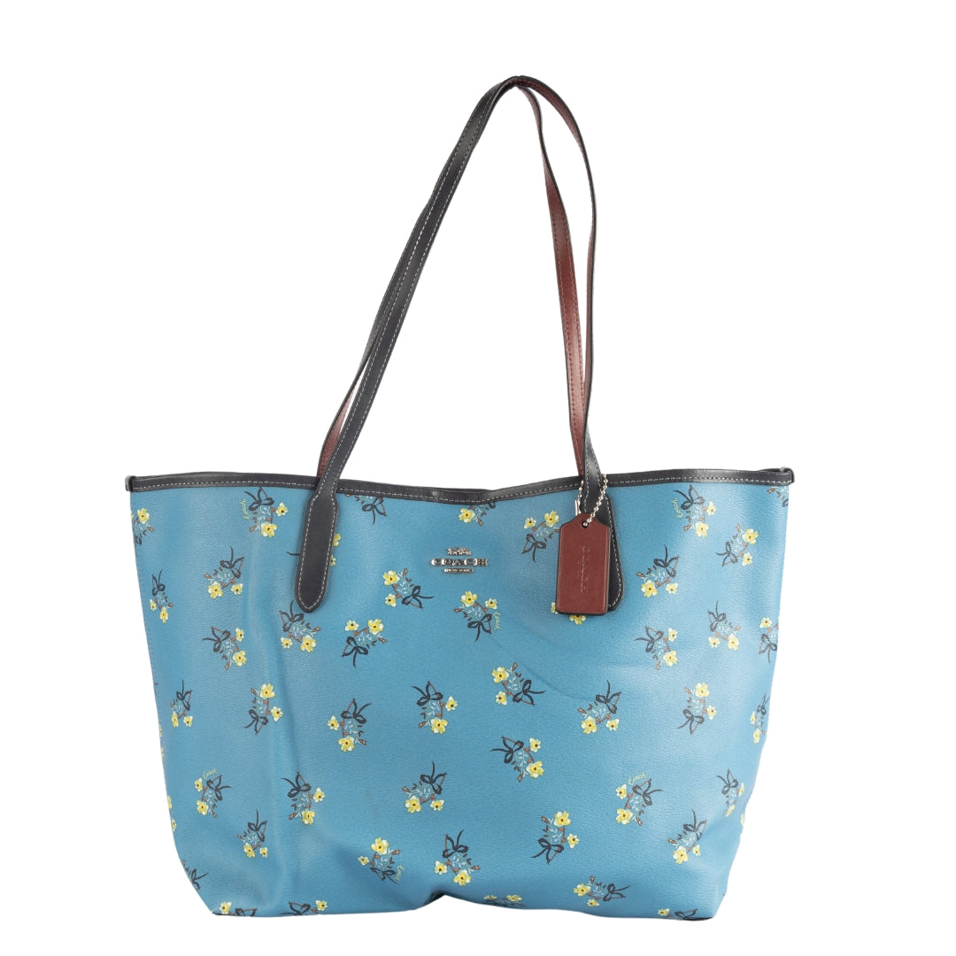 Wizard store Of Oz Coach Reversible City Tote With Poppy Floral Print