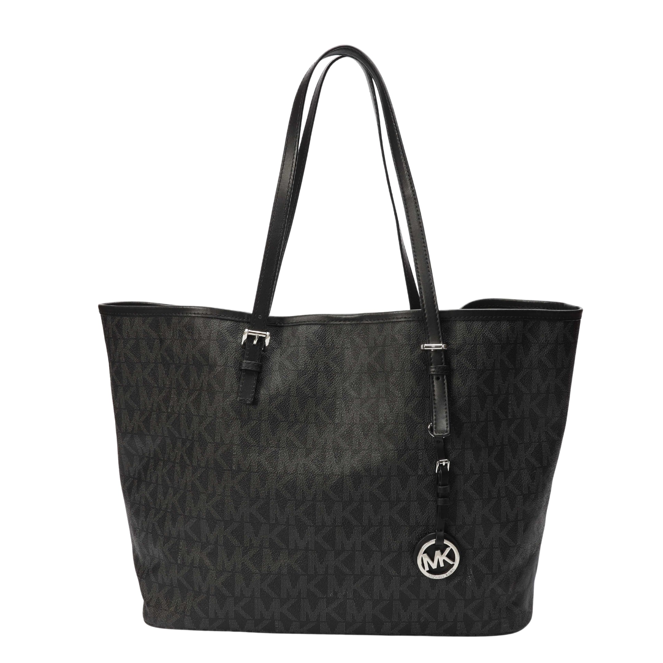 Michael Kors Black Jet Set Logo Tote Bag