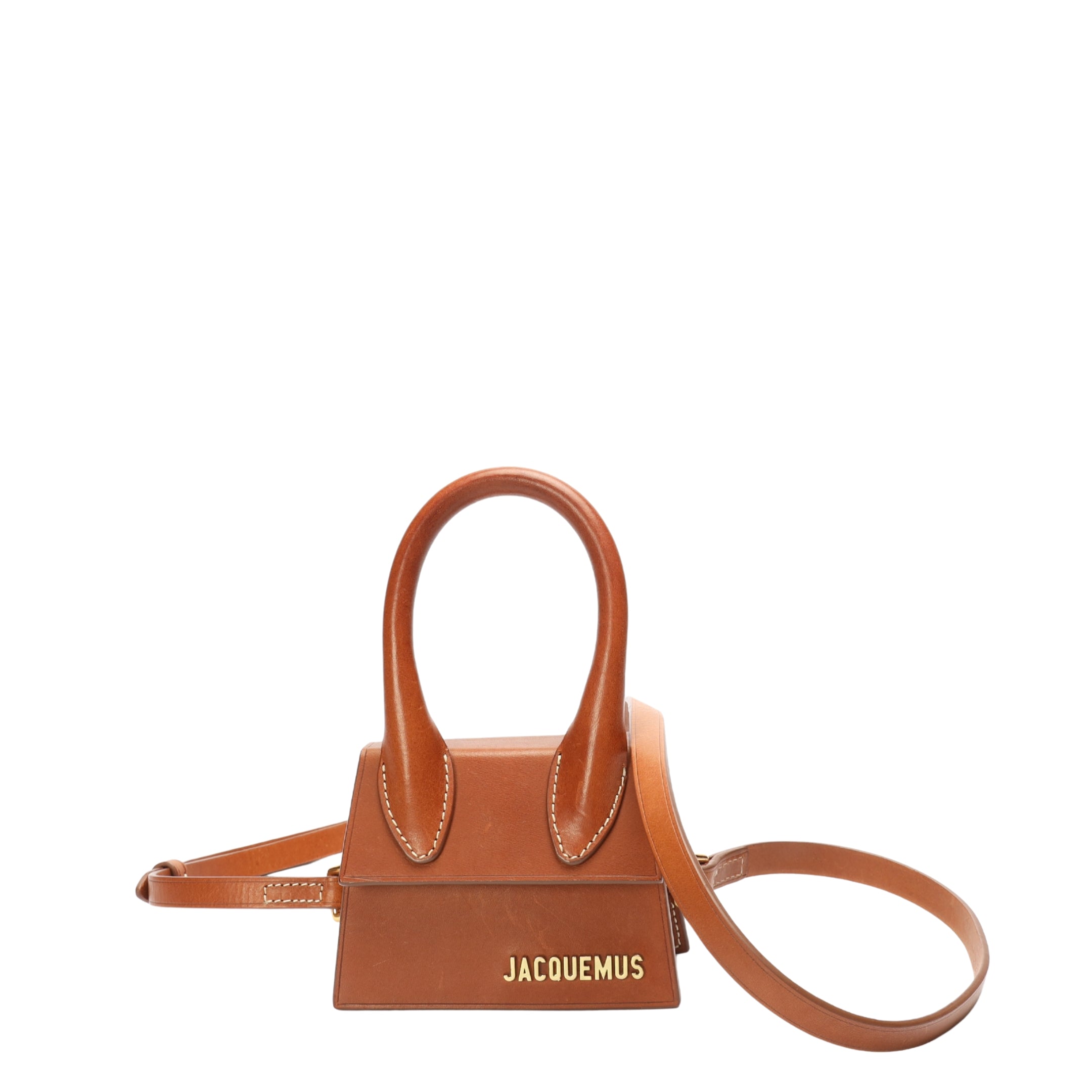 Jacquemus Le Chiquito Moyen Toffee Crossbody Bag