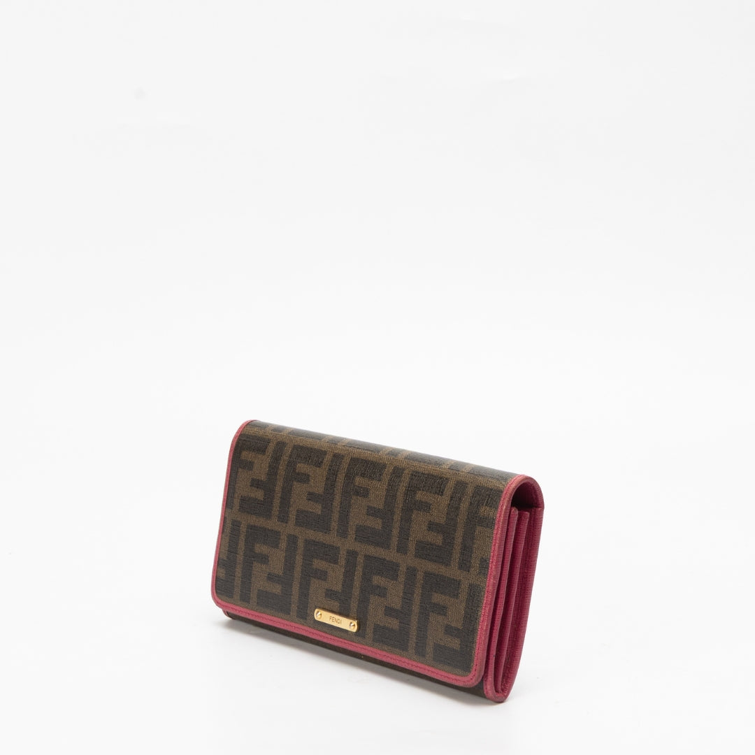 Fendi Zucca FF Bi-Fold Wallet