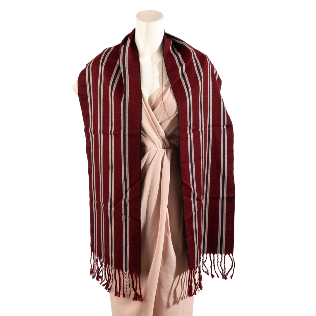 Celine Stripe Scarf
