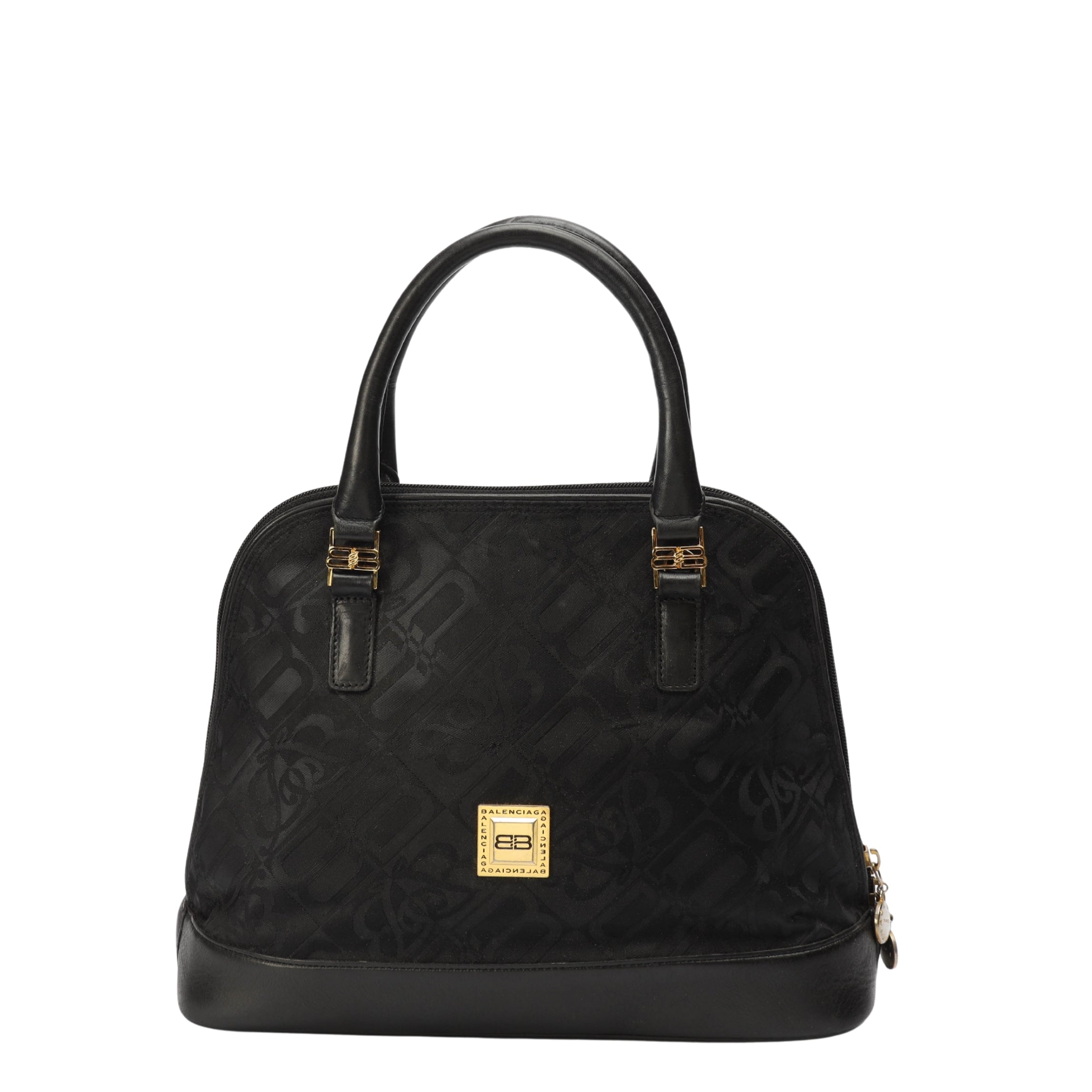 Balenciaga Black Dome Satchel