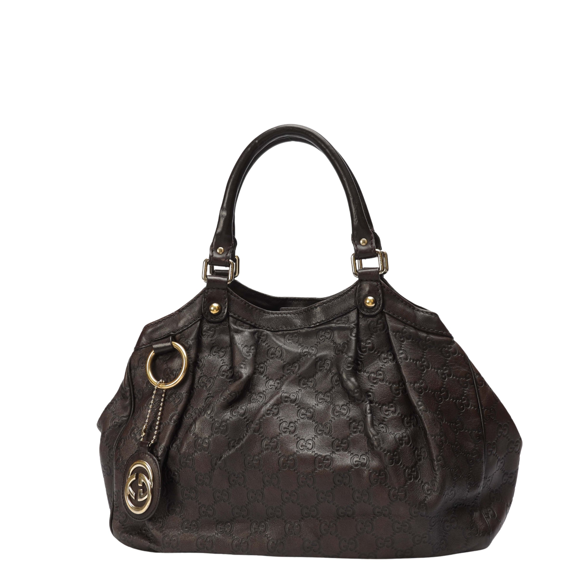 Gucci Brown Guccissima Large Sukey Tote