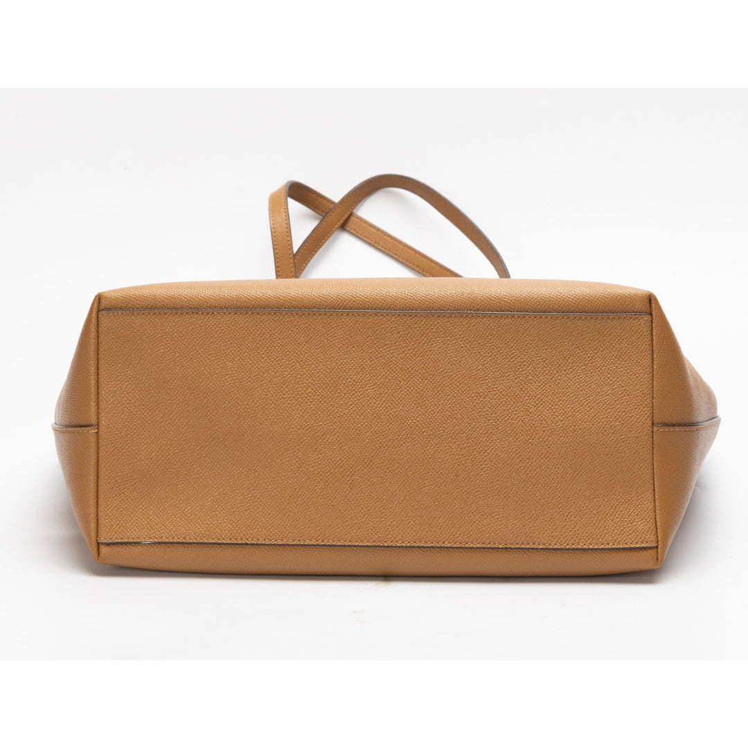 Coach Solid Brown City Tote