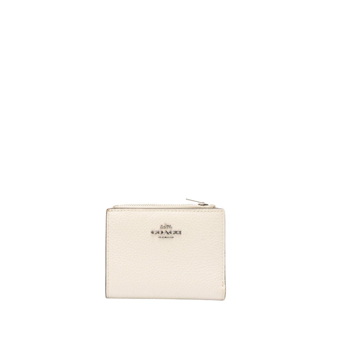 Coach White Bifold Wallet