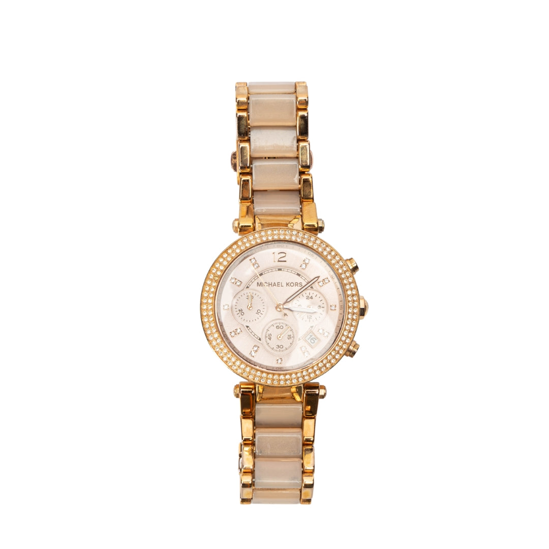 Michael Kors Champagne Parker Women's Watch
