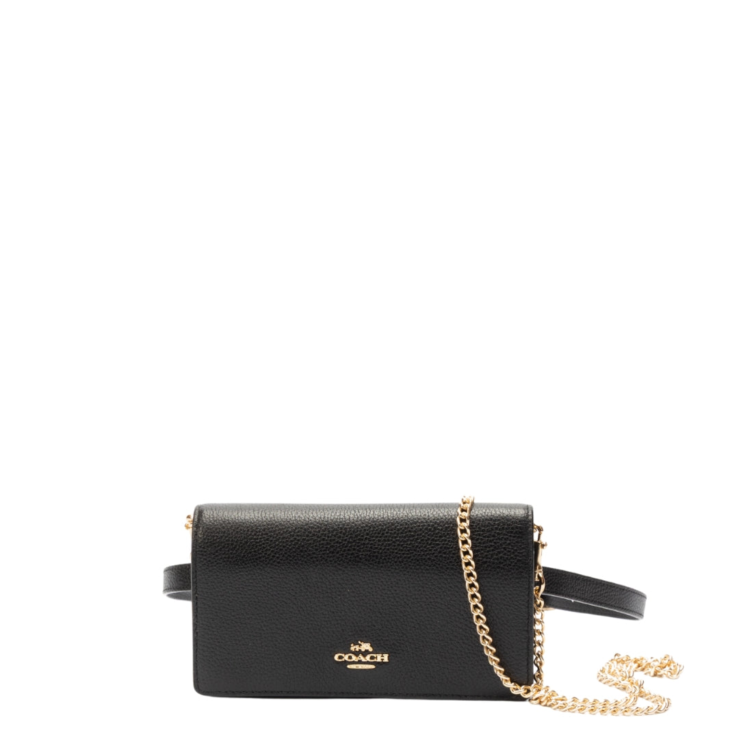 Coach Black Convertible Belt Bag