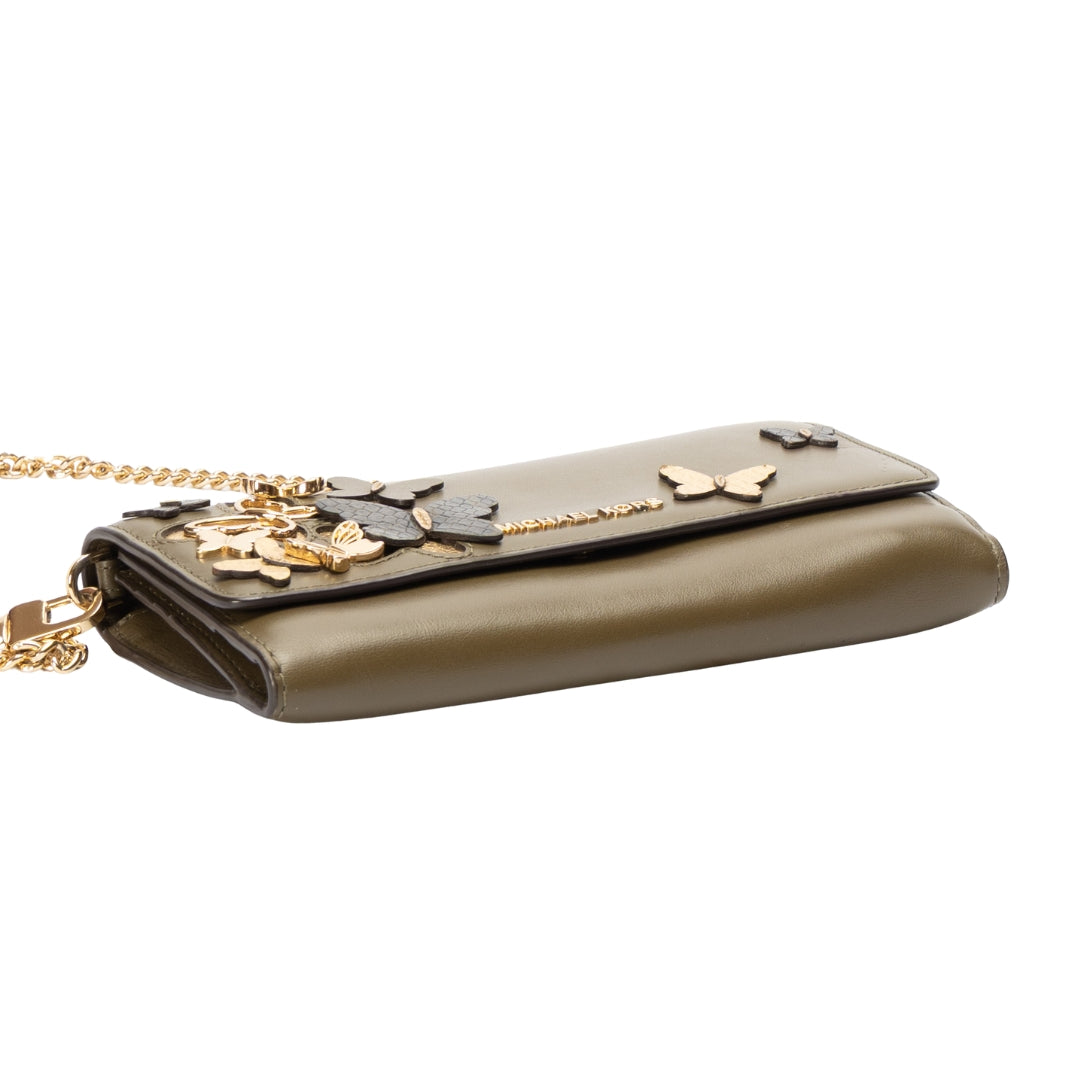 Michael Kors Olive Convertible Chain Wallet