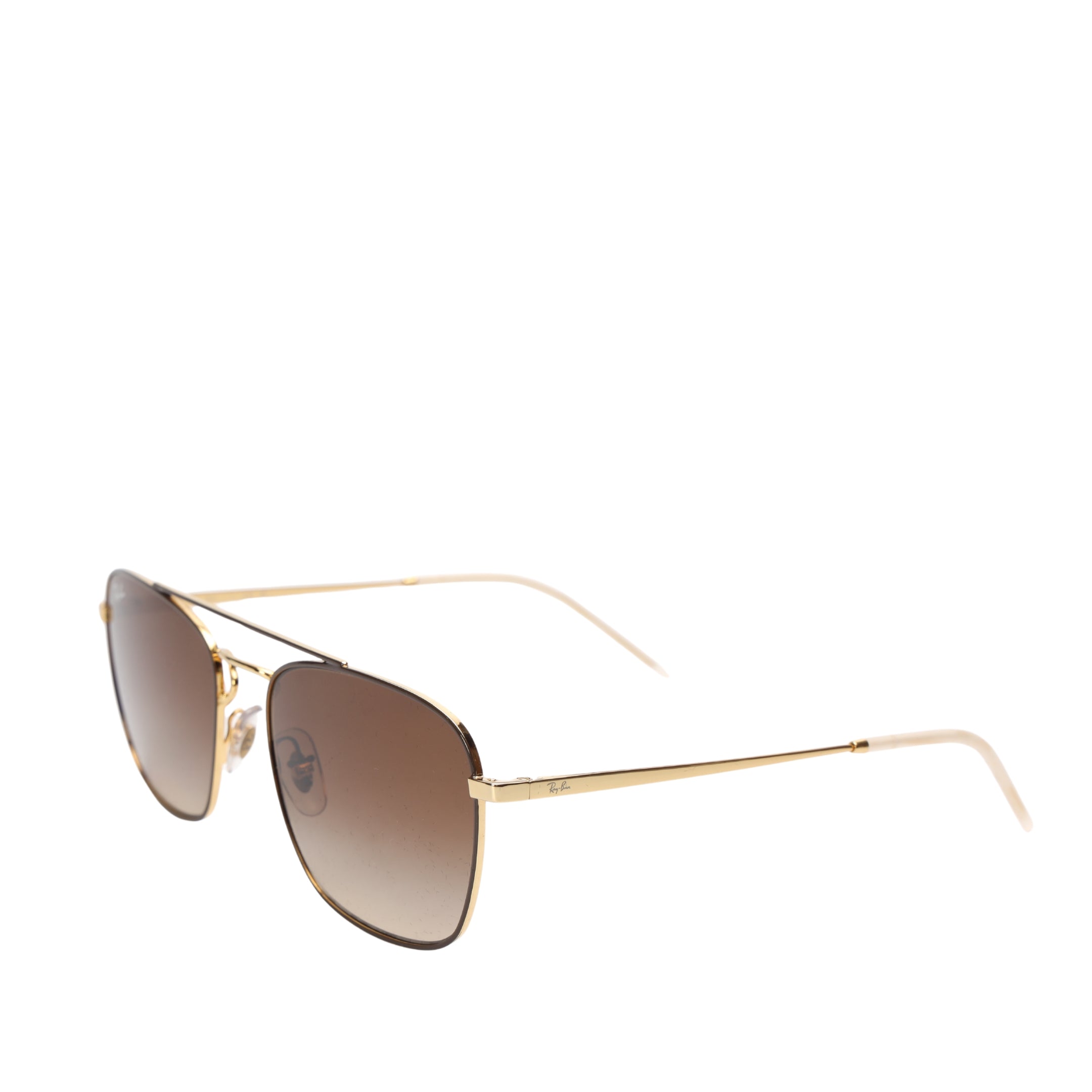 Ray Ban Brown Lens Square Sunglasses