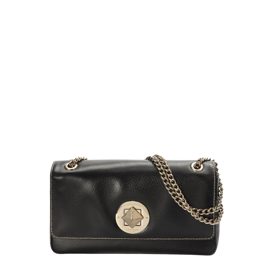 Kate Spade Black Twistlock Crossbody Bag