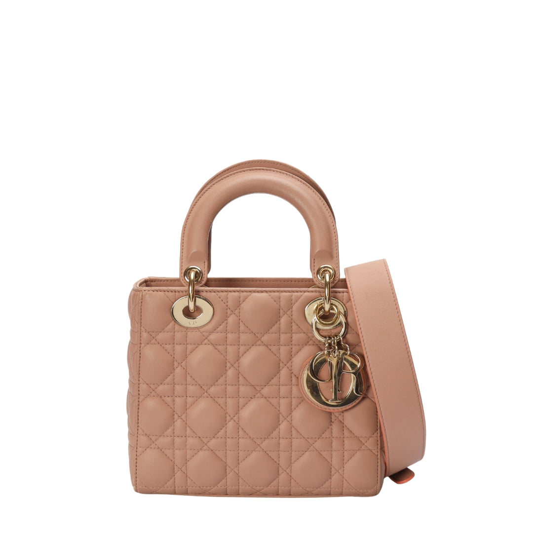 Dior Pink Mini Lady Dior Bag