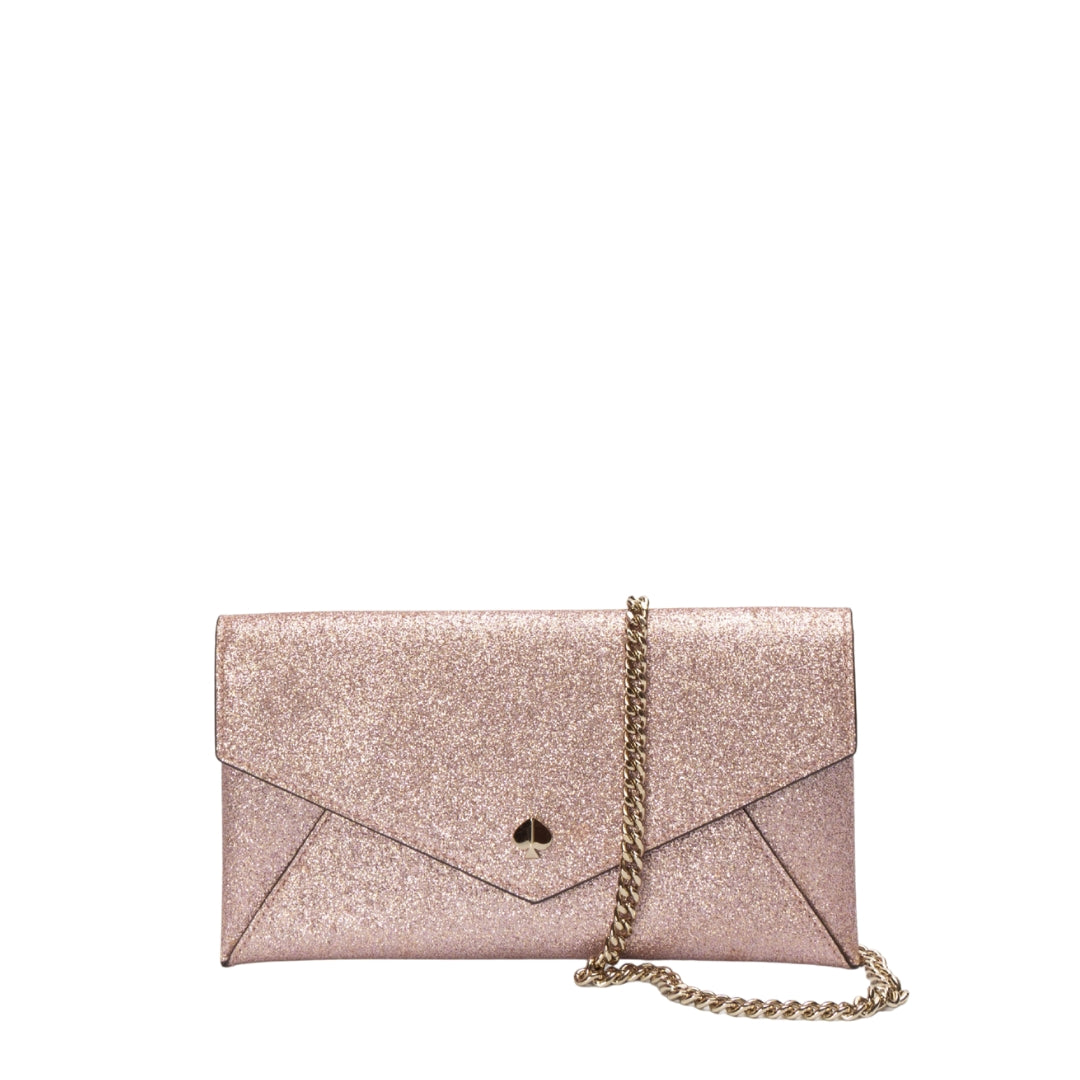 Kate Spade Burgess Rose Court Chain Clutch