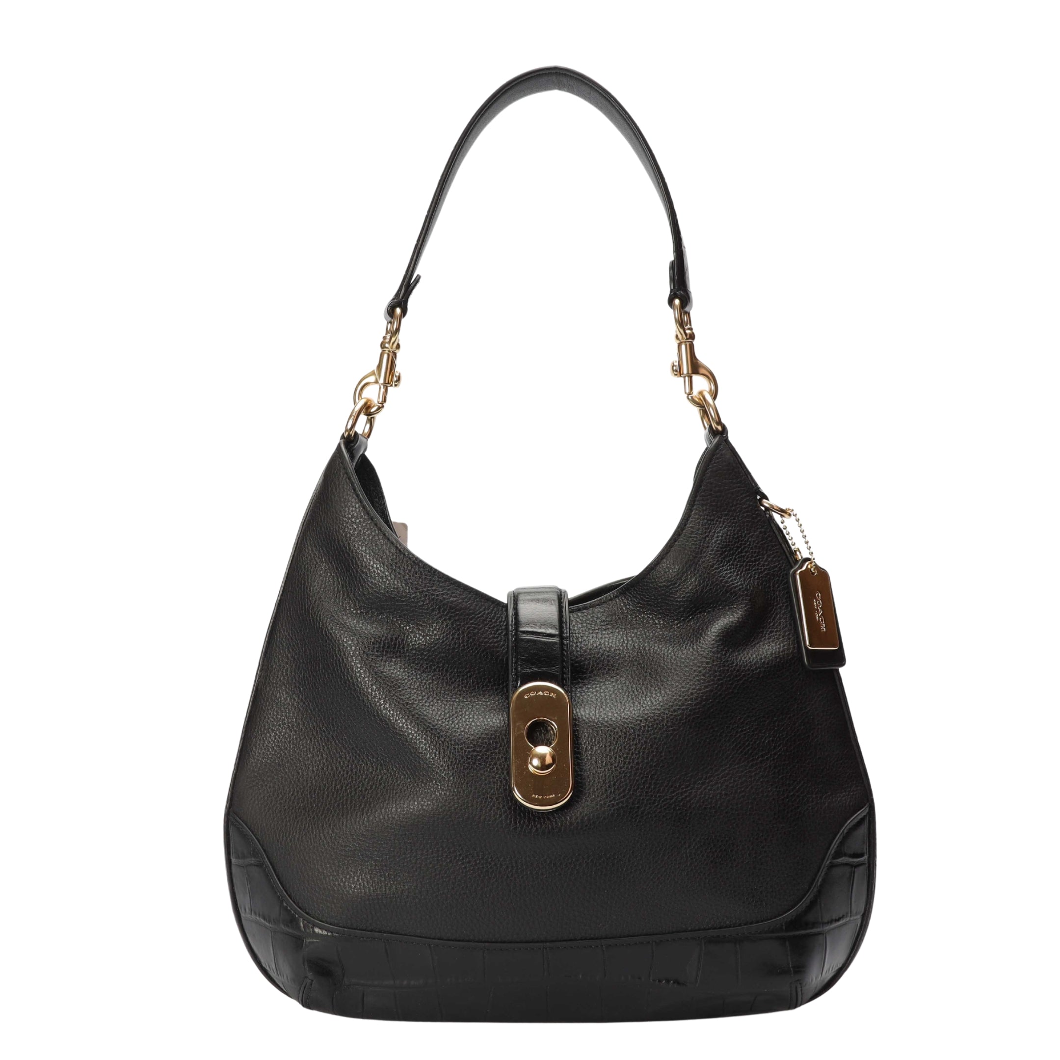 Coach Black Amber Hobo Bag