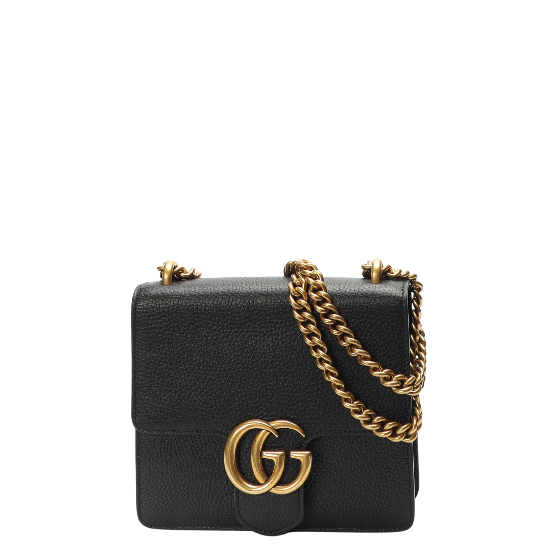 Gucci GG Marmont Black Chain Shoulder Bag
