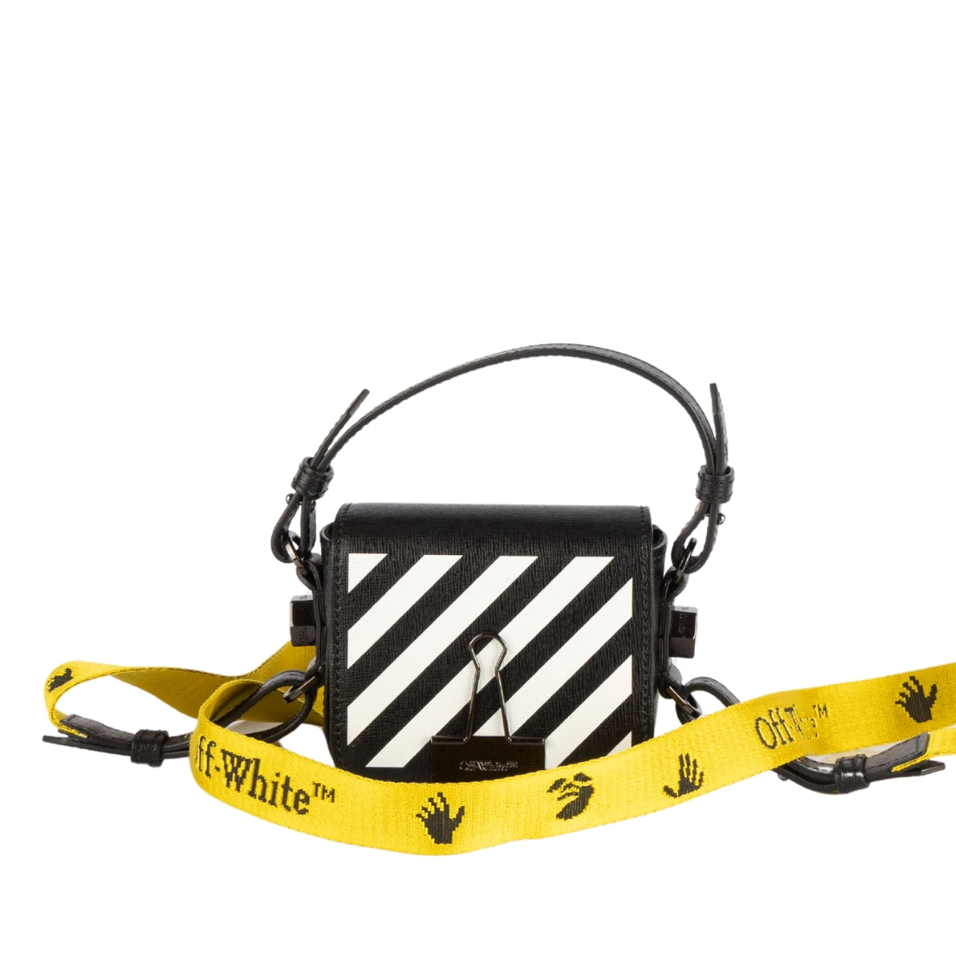 Off-White Diag Mini Binder Clip Crossbody Bag