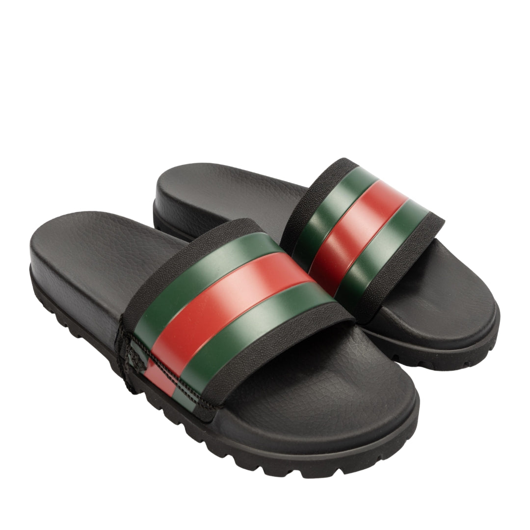 Gucci Men's Slide Sandal with Web