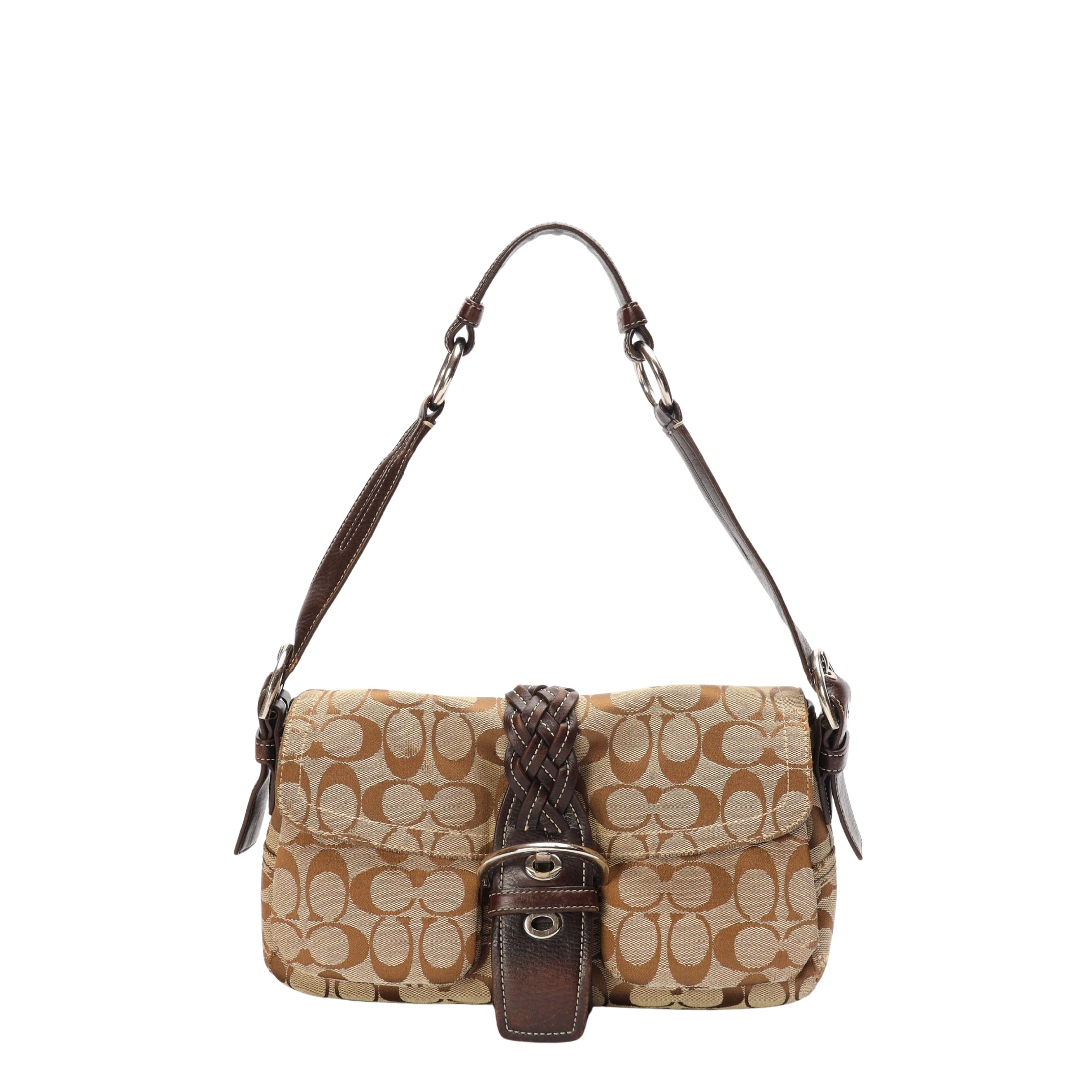 Coach Signature Canvas Soho Shoulder Bag