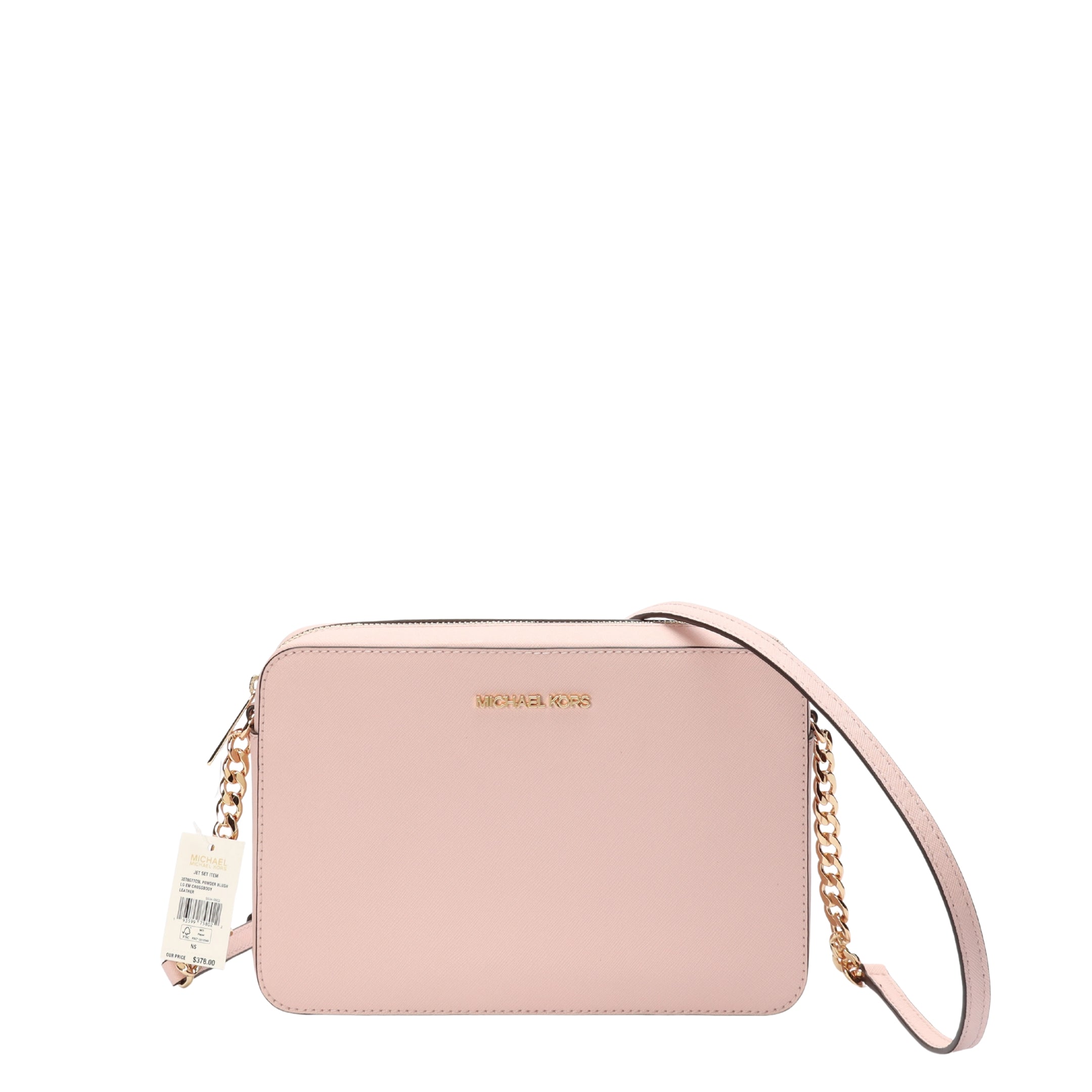 Michael Kors Pink Jet Set Crossbody Bag