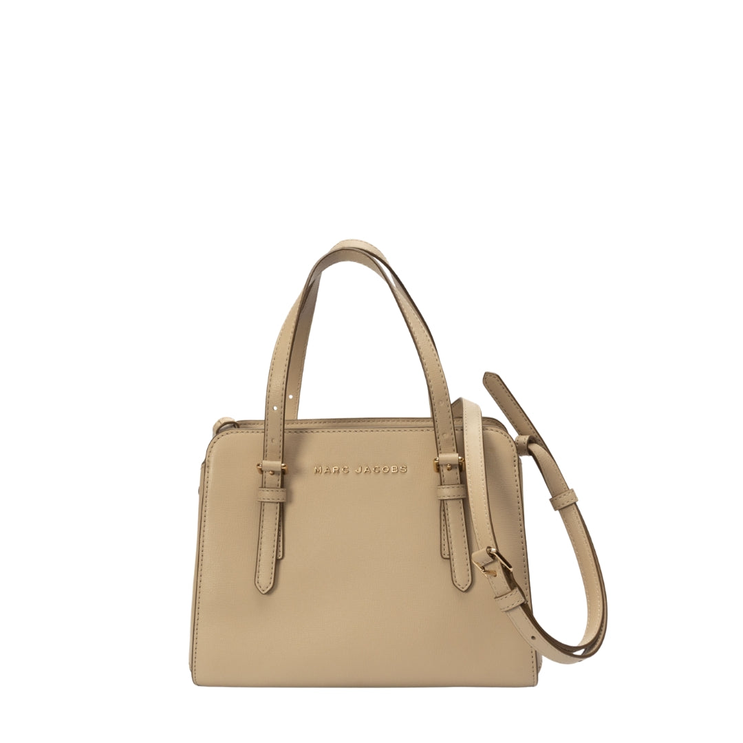 Marc Jacobs Beige Little Big Shot Satchel