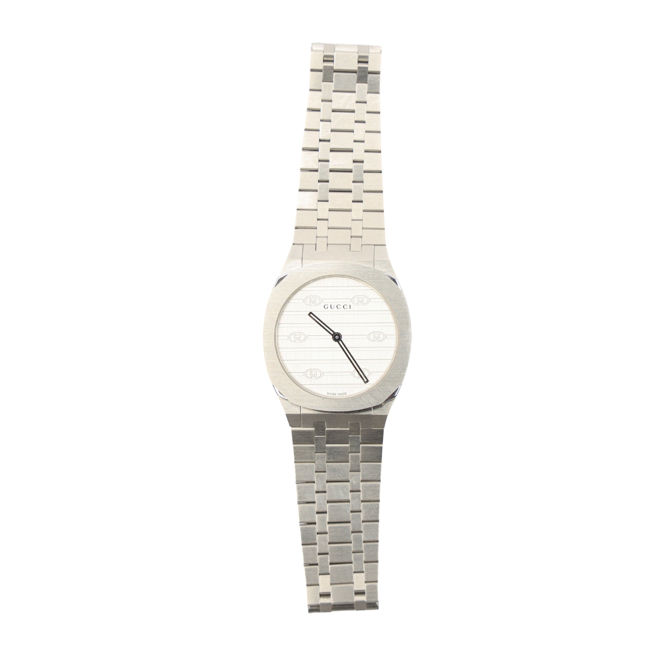 Gucci Silver 25H Unisex Watch