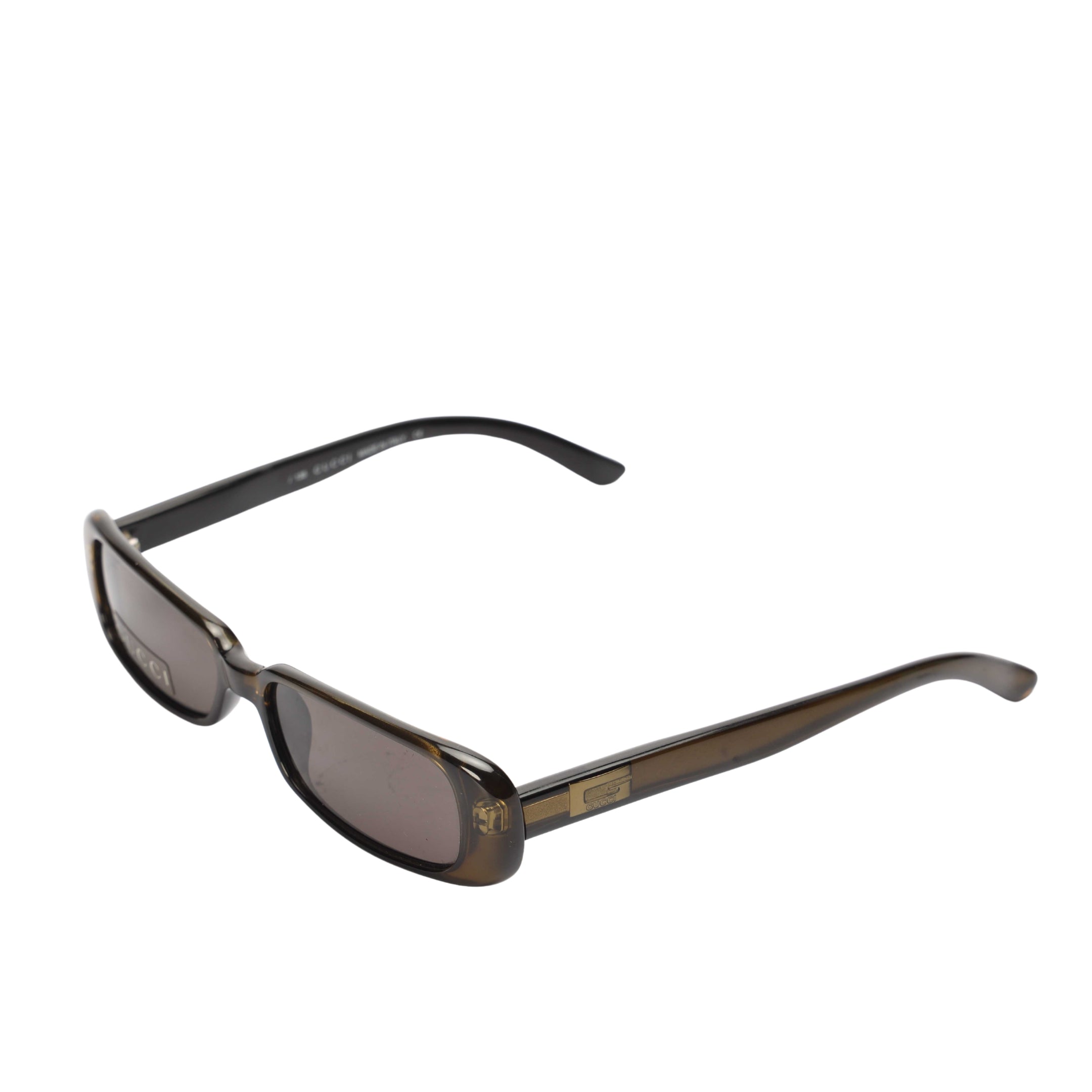 Gucci Retro Rectangle Chrome Sunglasses