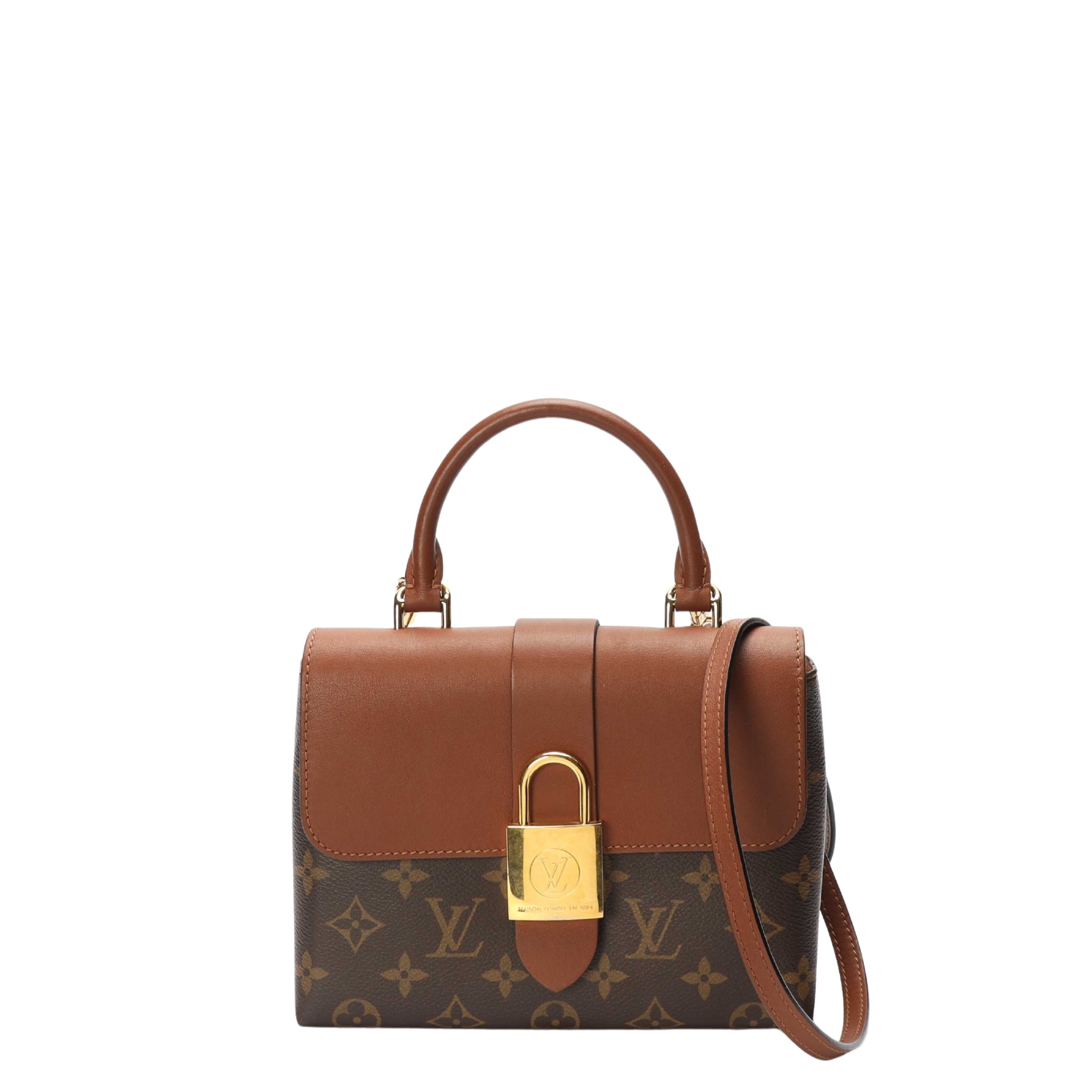 Louis Vuitton Caramel Monogram Locky BB Satchel