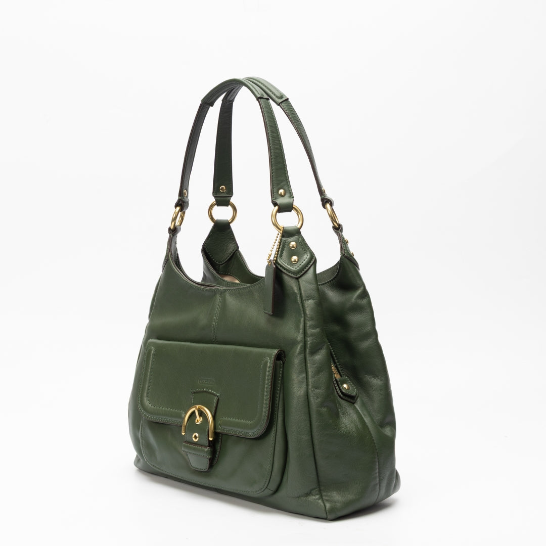 Coach Campbell Leather Hobo Bag