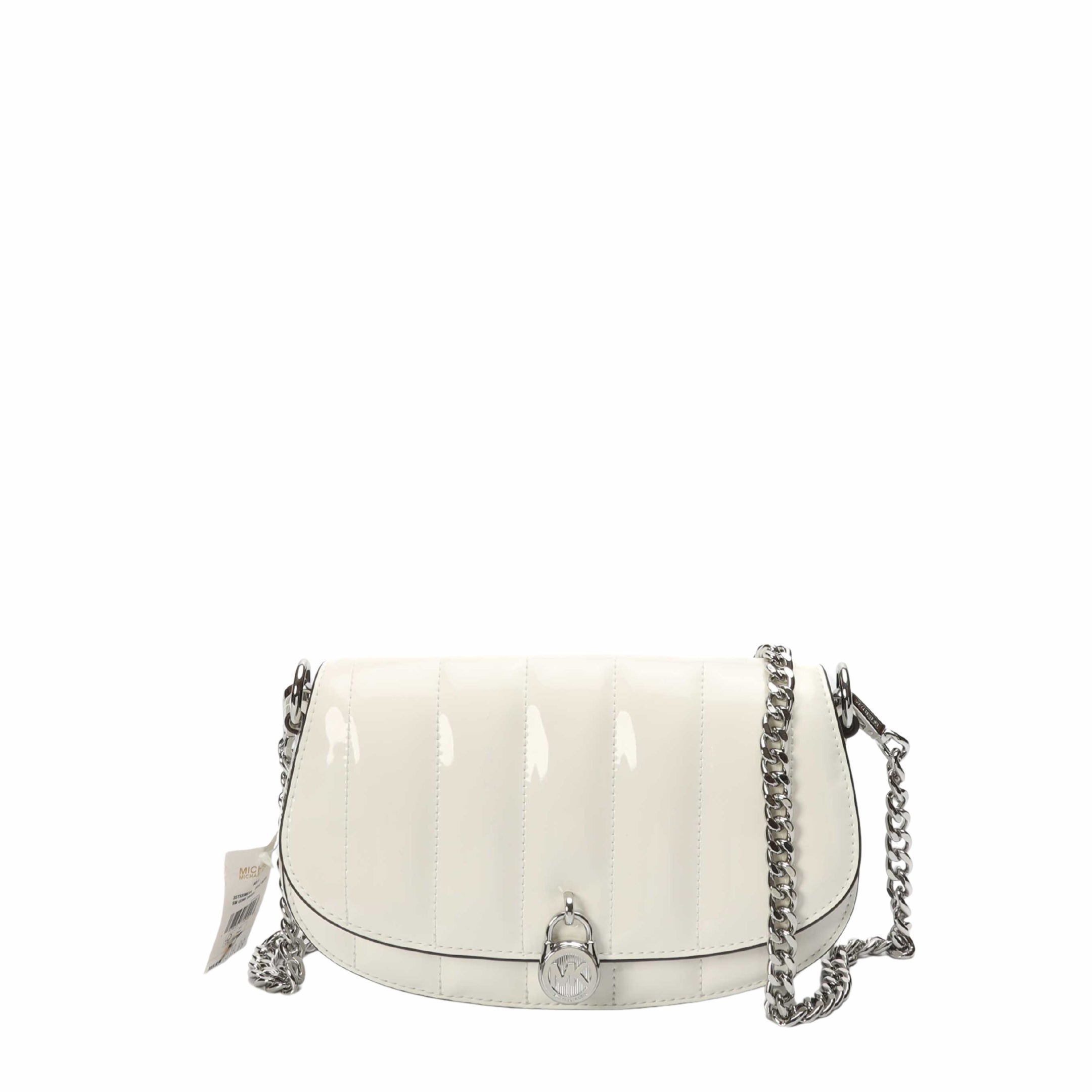 Michael Kors Mila White Small Crossbody Bag