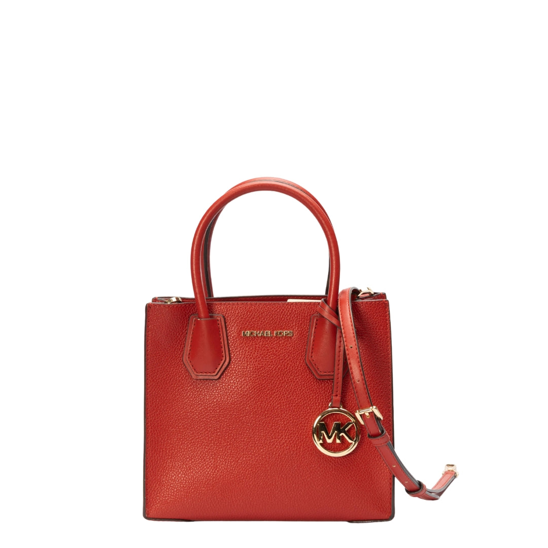 Michael Kors Mercer Red Convertible Satchel