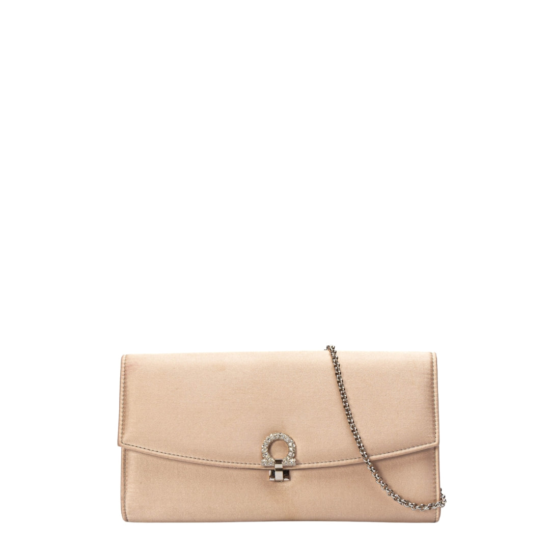 Salvatore Ferragamo Pink Gancini Mini Shoulder Bag