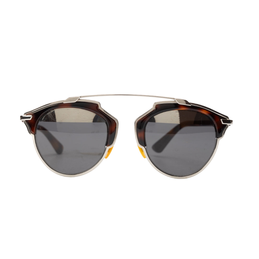 Dior Tortoise Frame So Real Round Sunglasses