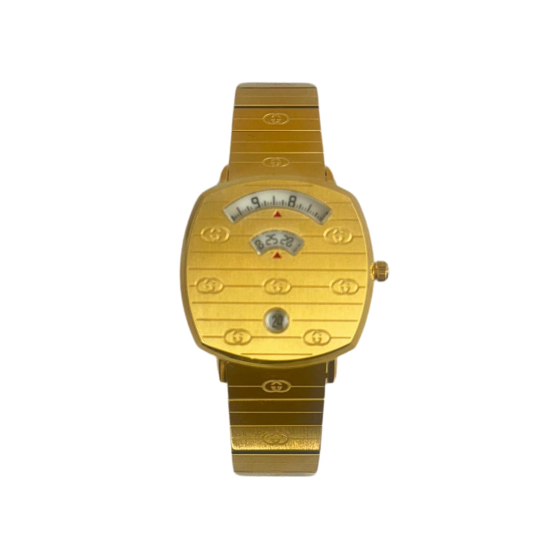 Gucci Yellow Gold PVD Coated Stainless Steel Watch